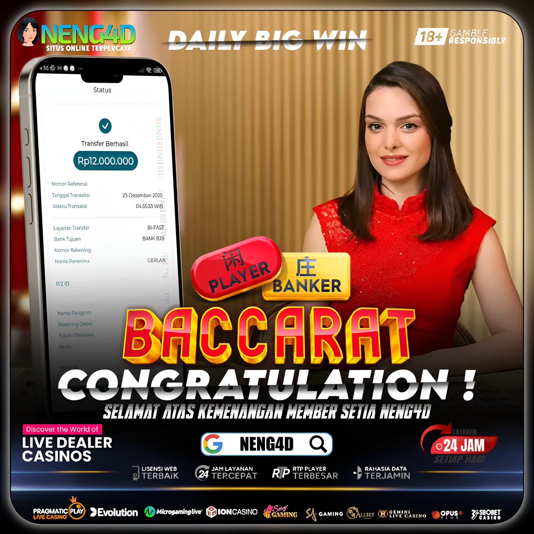 STRATEGI TEPAT, MENANG 12 JUTA DI LIVE GAMES BACCARAT PRAGMATIC PLAY