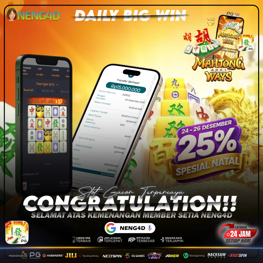 PG SOFT - JACKPOT SLOT MAHJONG WAYS Rp.15.000.000,- LUNAS