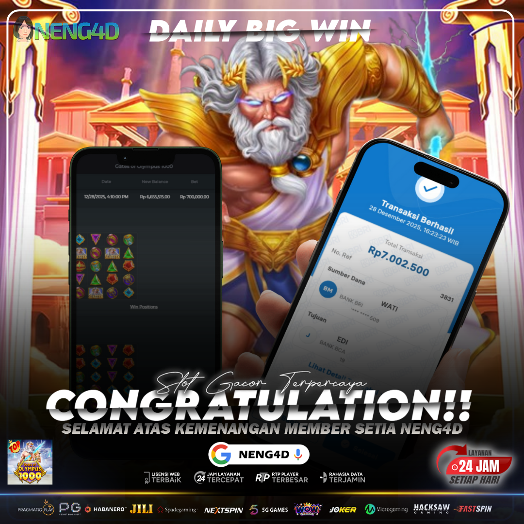 PETIR ZEUS TURUN, MENANG 7 JUTA DI GATES OF OLYMPUS 1000
