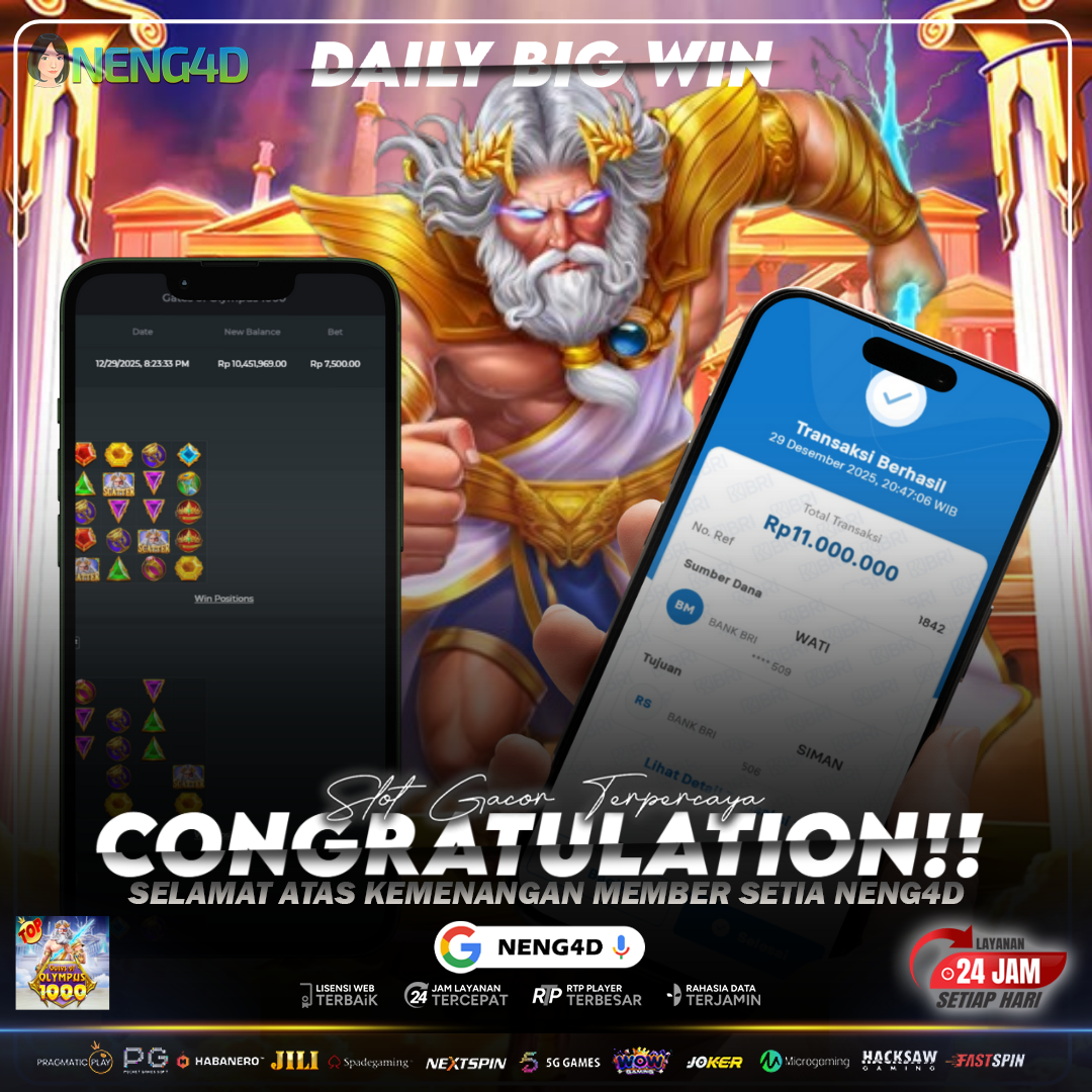PETIR 1000X TURUN, MENANG 11 JUTA DI GATES OF OLYMPUS 1000 PRAGMATIC PLAY