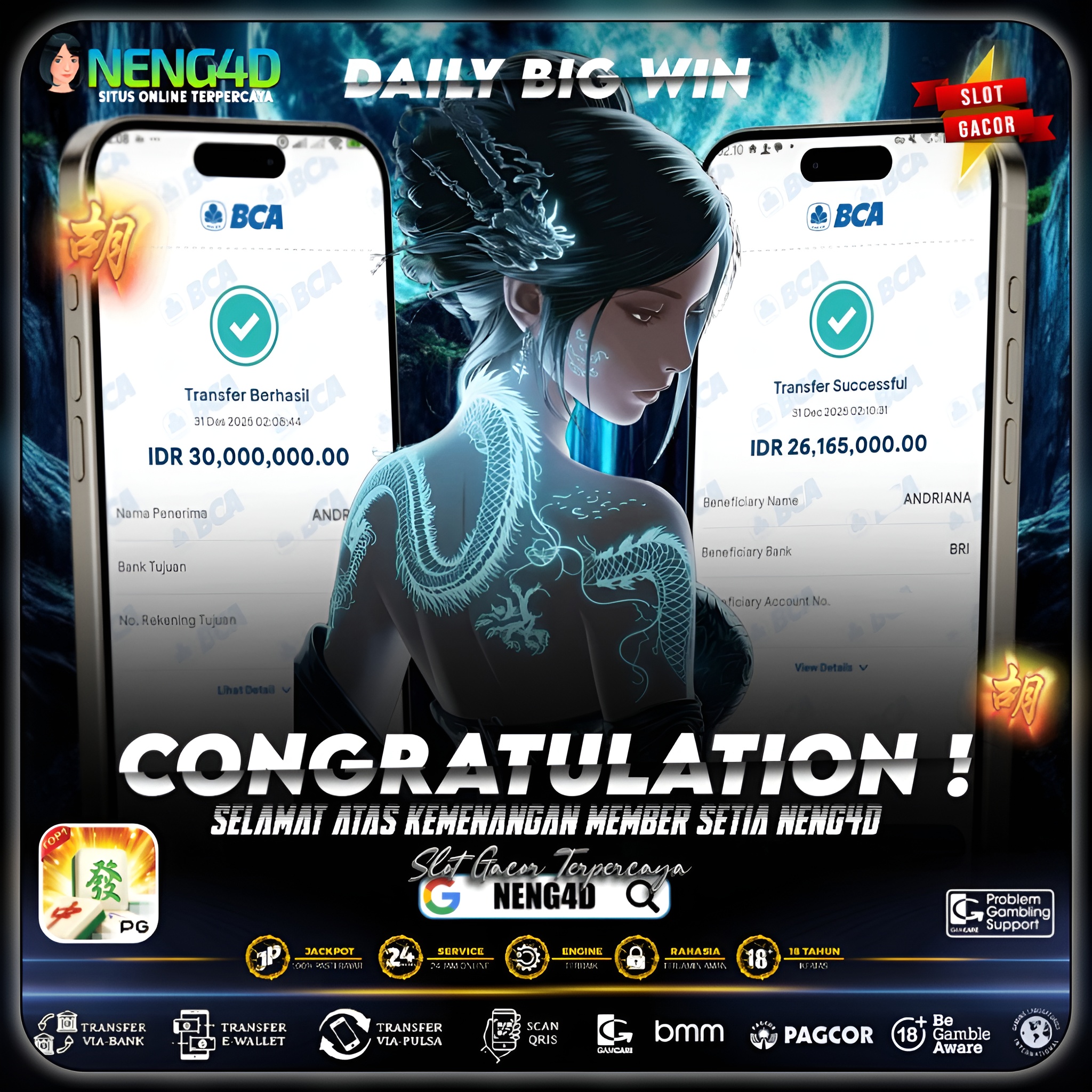 MAHJONG WAYS MEGA PANAS, MENANG 56 JUTA DI PG SOFT