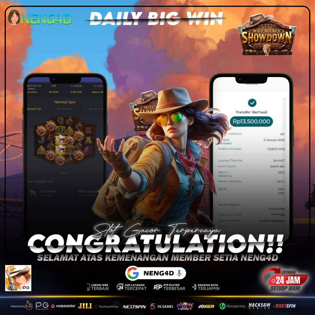 PECAH LUAR MENGGILA, MENANG 13 JUTA DI WILD BOUNTY SHOWDOWN PG SOFT