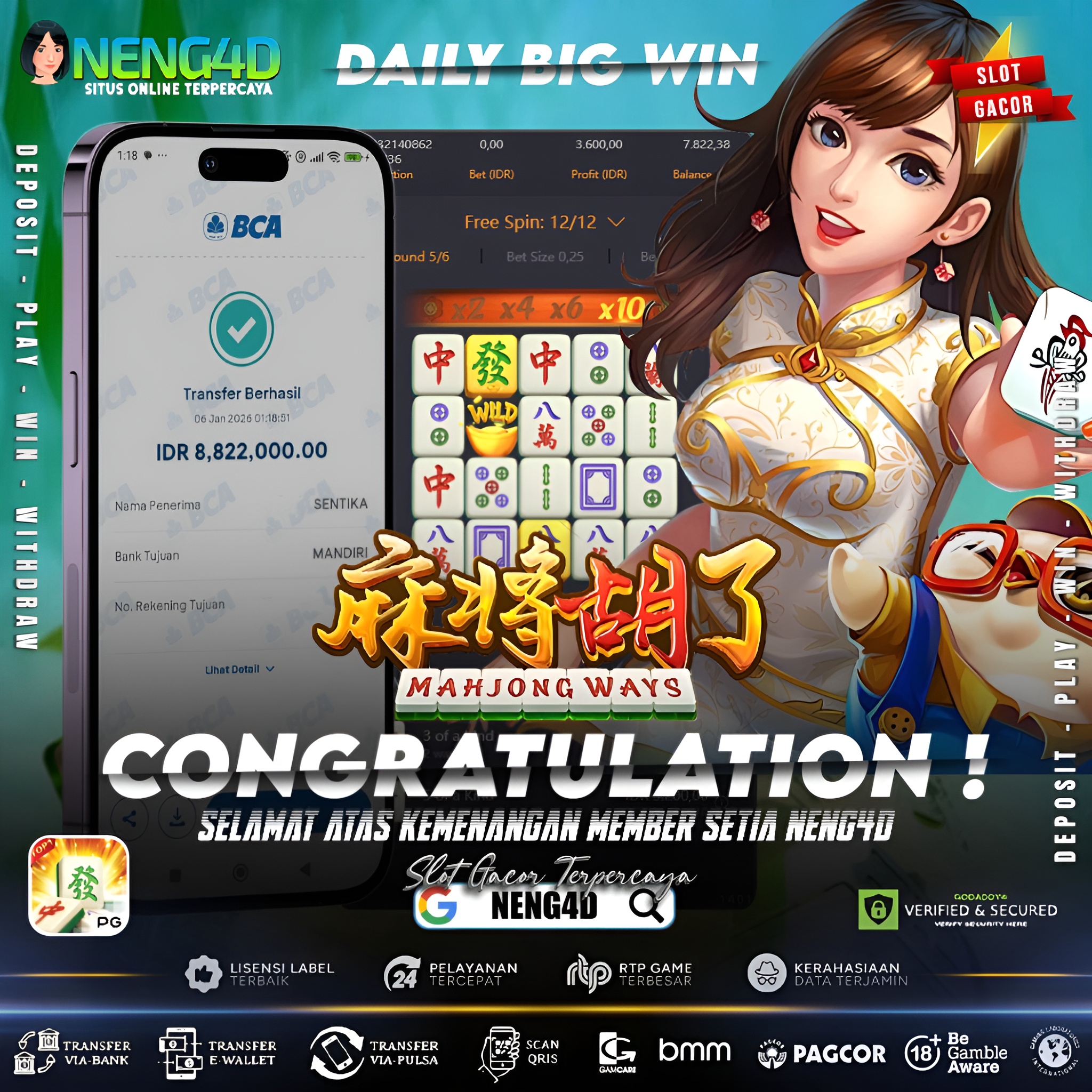 MAHJONG WAYS GACOR BARENG NENG4D