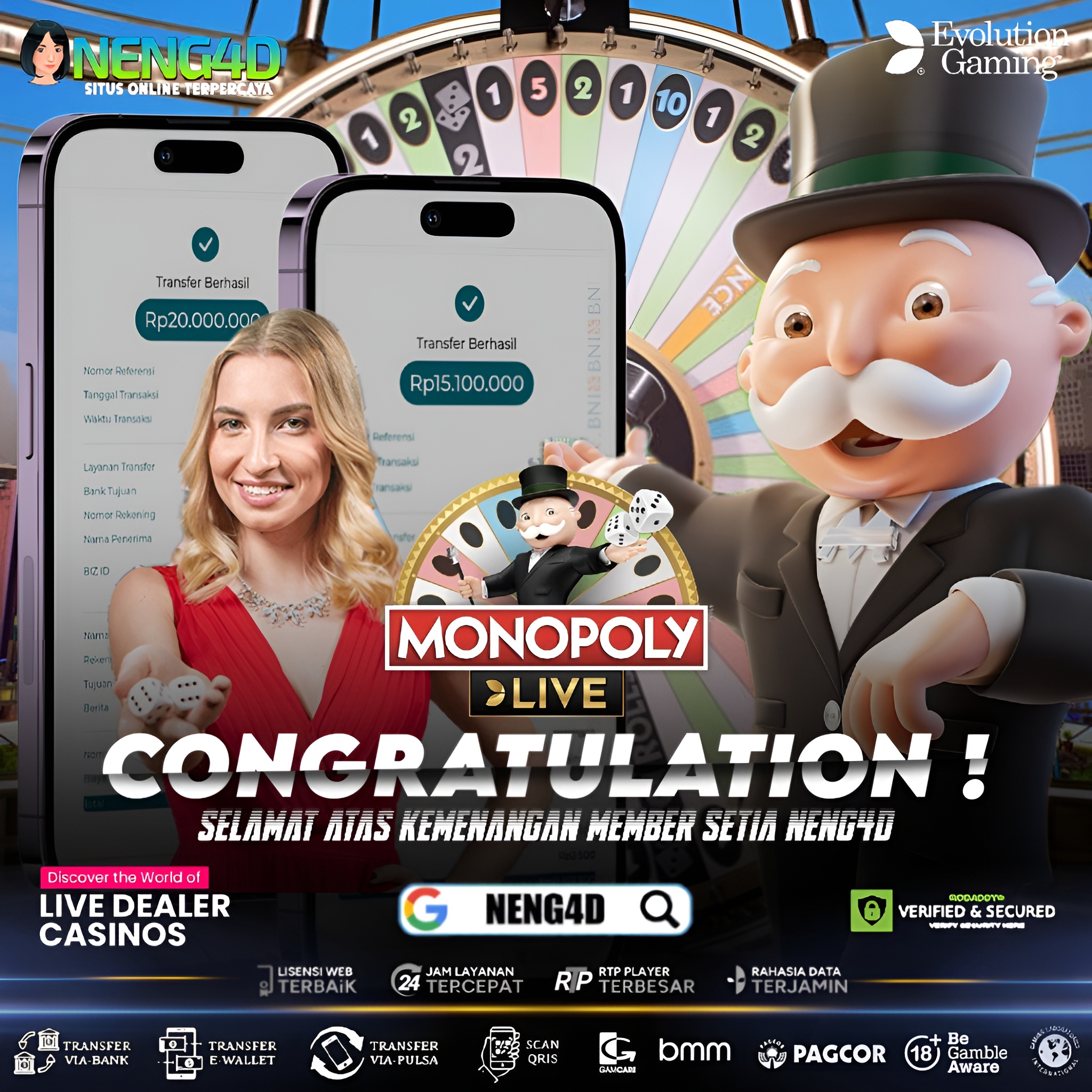 MONOPOLY LIVE EVOLUTION BARENG NENG4D