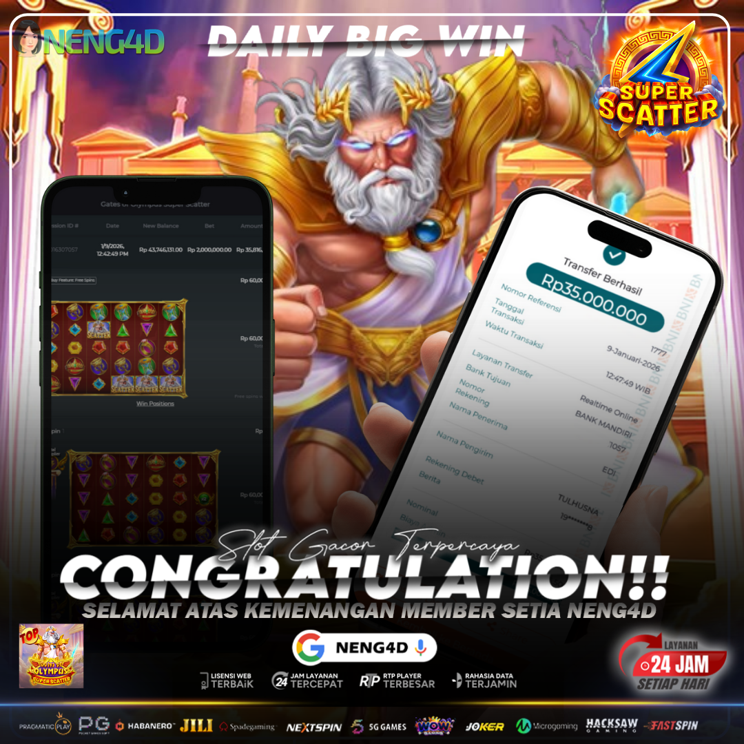 KEJAR TANPA BATAS, MENANG 35 JUTA DI GATES OF OLYMPUS SUPER SCATTER