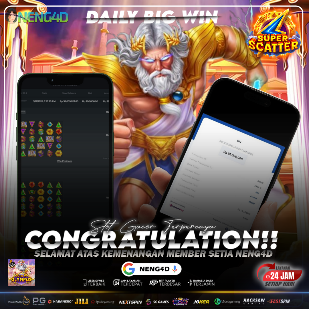 PETIR ZEUS MENGAMUK, MENANG 36 JUTA DI GATES OF OLYMPUS.