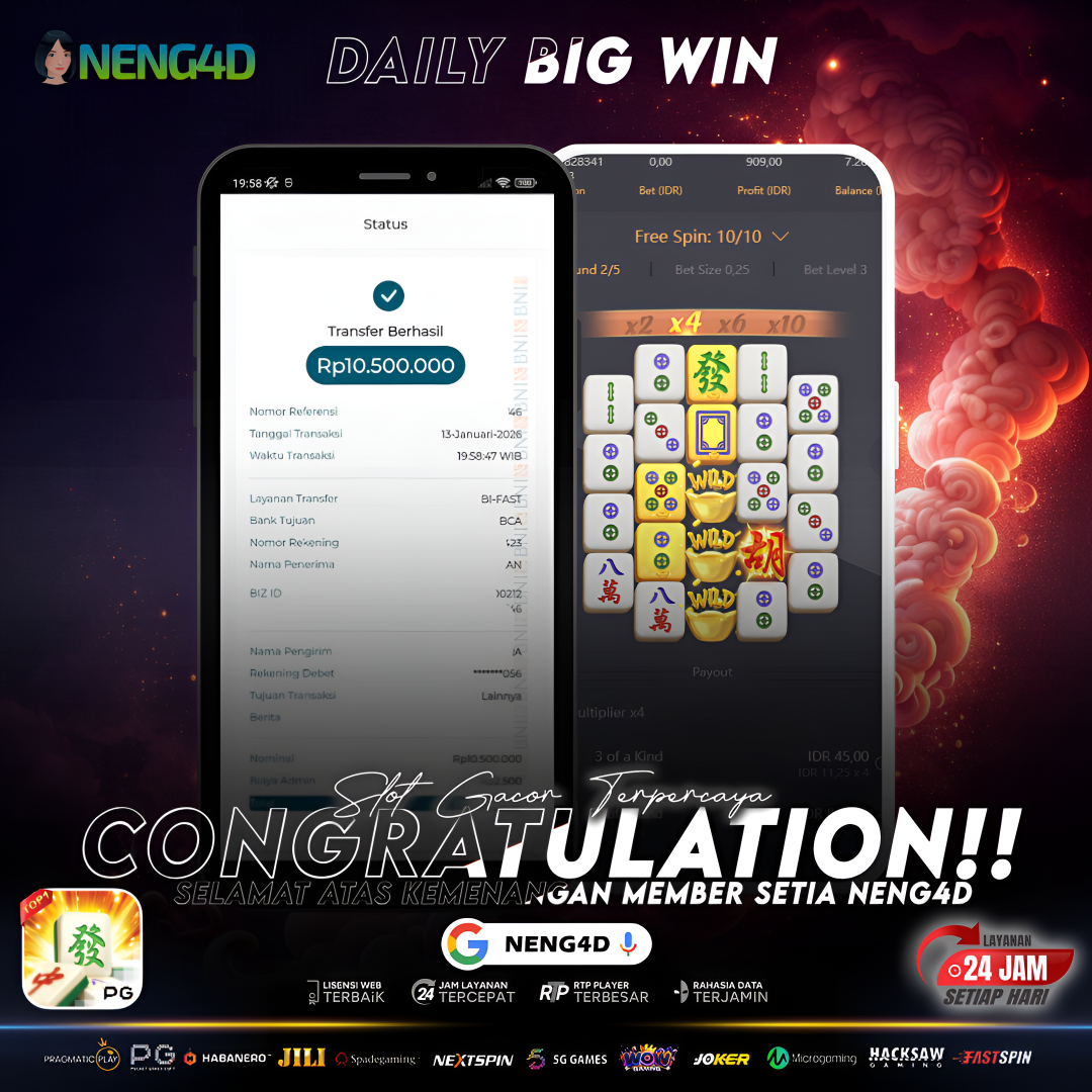 Menang Besar di Mahjong Ways 2 Provider PG Soft