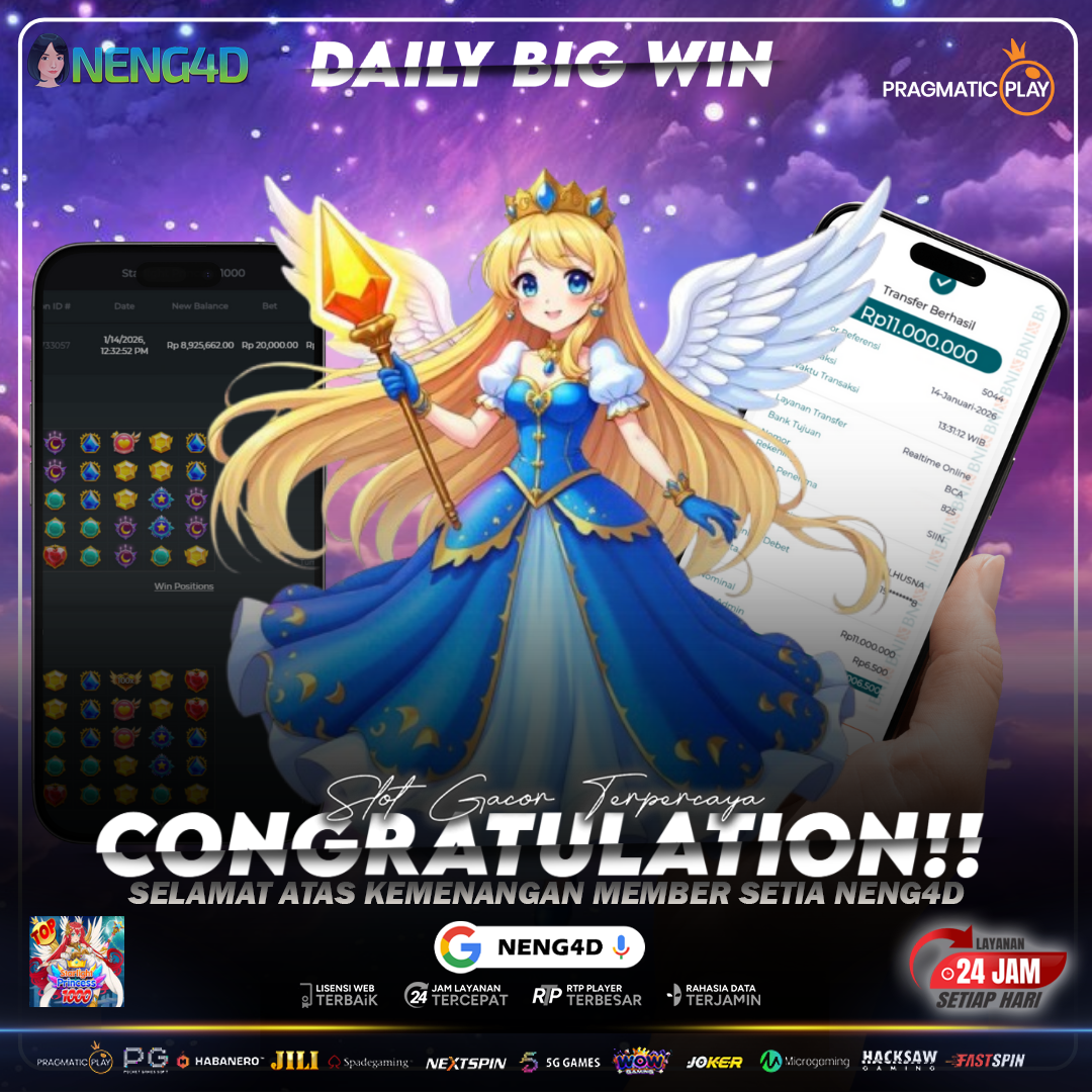 PECAH LUAR BERSINAR, MENANG 11 JUTA DI STARLIGHT PRINCESS 1000