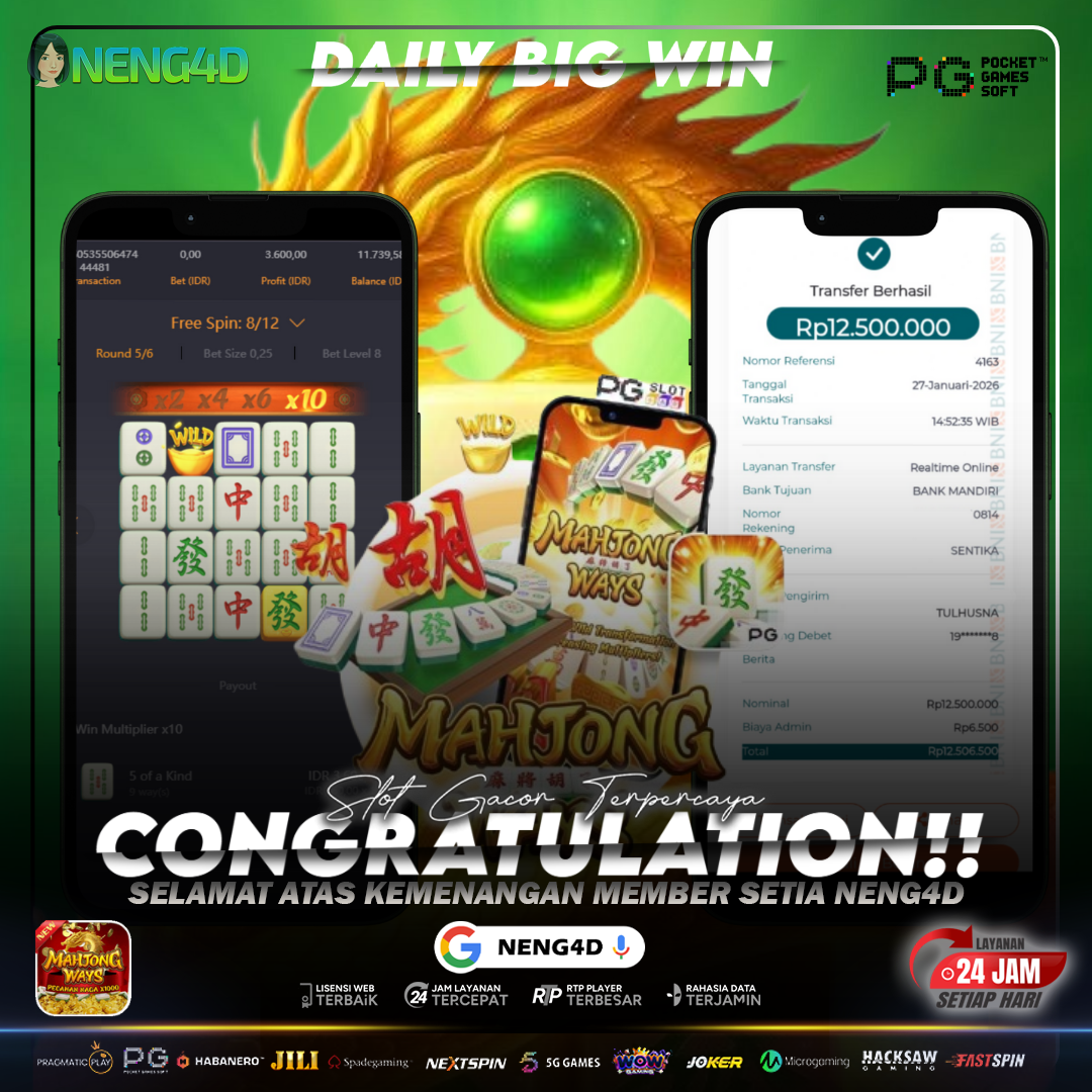 MENANG 12 JT MAIN DI MAHJONG WAYS PG SOFT