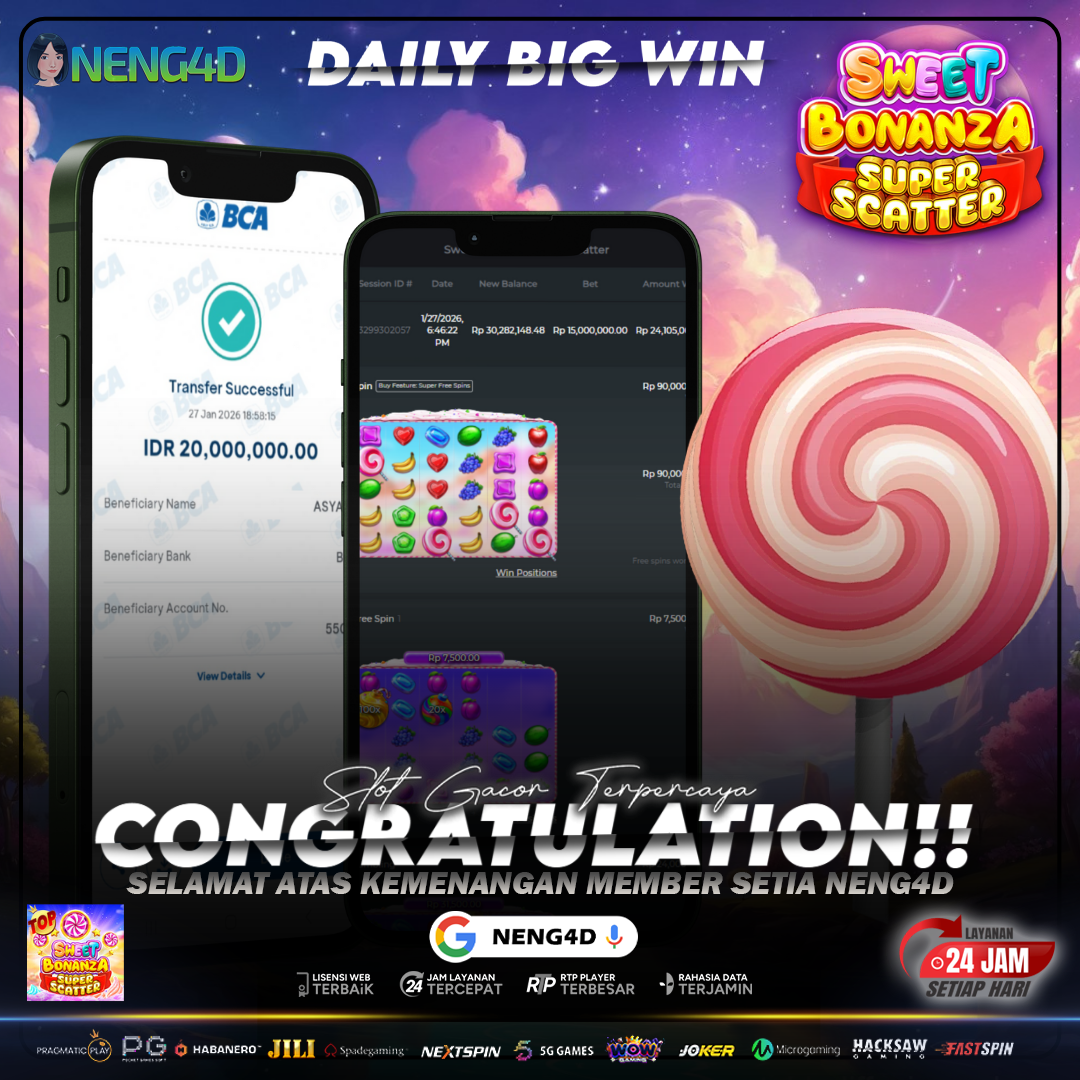 MENANG 20JT MAIN DI SWEET BONANZA SUPER SCATTER PRAGMATIC PLAY