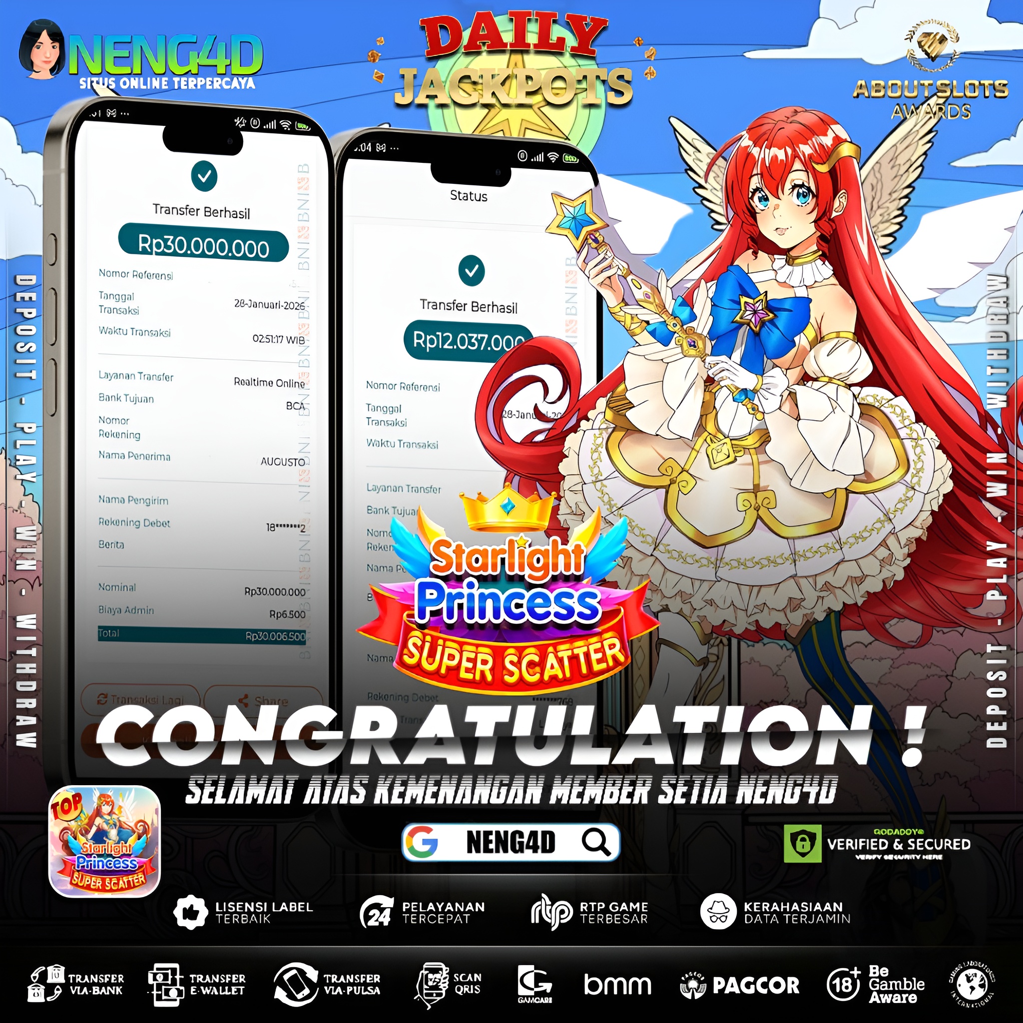 MENANG 42JT MAIN DI STARLIGHT PRINCESS SUPER SCATTER PRAGMATIC PLAY