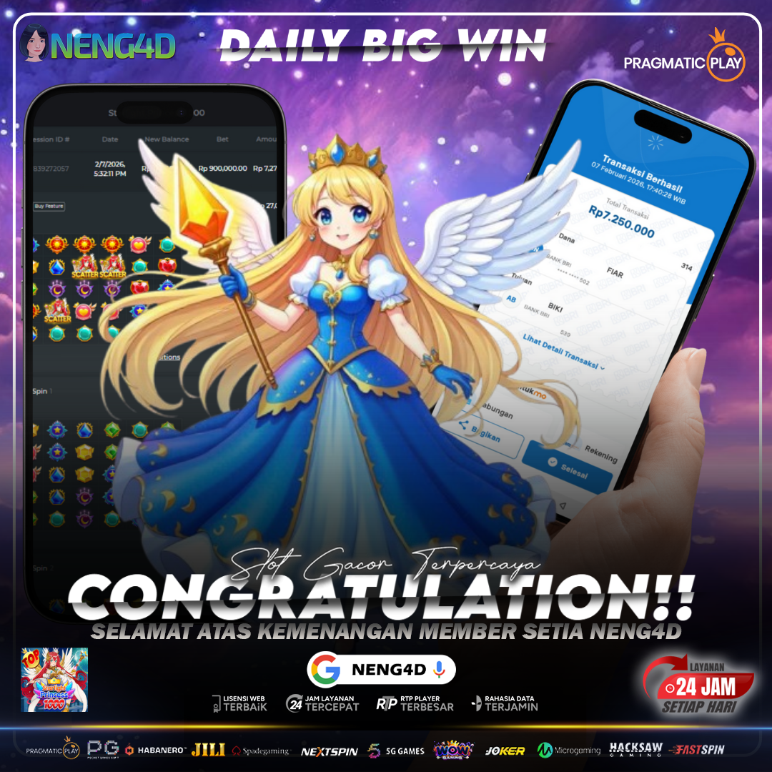PECAH LUAR BERSINAR, MENANG 7 JUTA DI STARLIGHT PRINCESS 1000