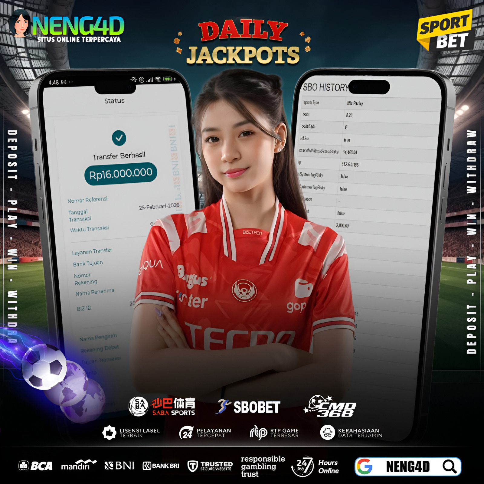 TEMBUS MIX PARLAY BARENG NENG4D
