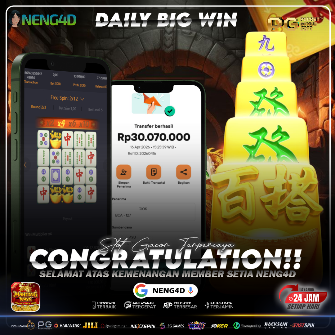 KEMENANGAN 30 JUTA DI MAHJONG WAYS