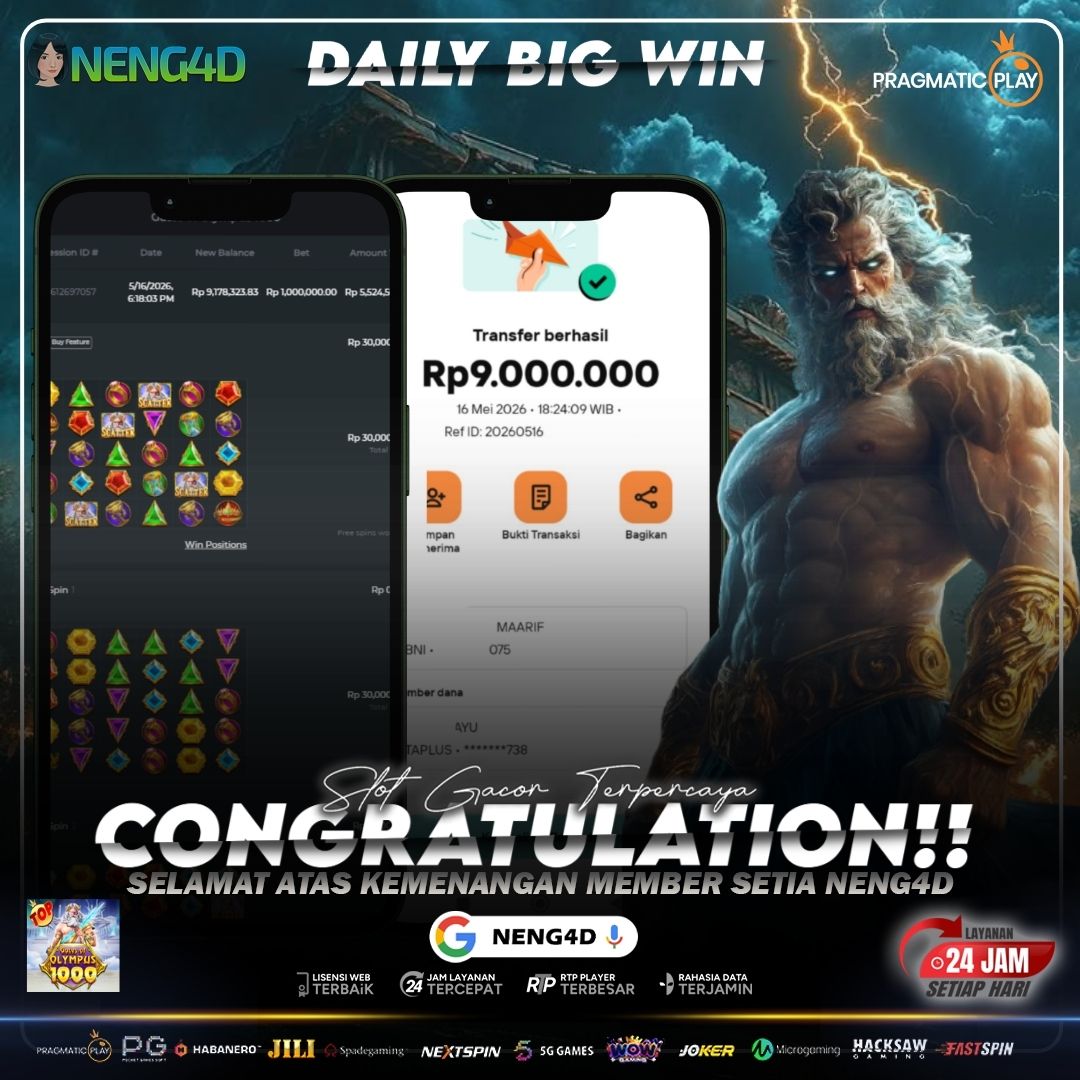 CACING2 NAGA2. MODAL BUYSPIN BET 10RB MELEDAK 9 JUTA DI OLYMPUS X1000