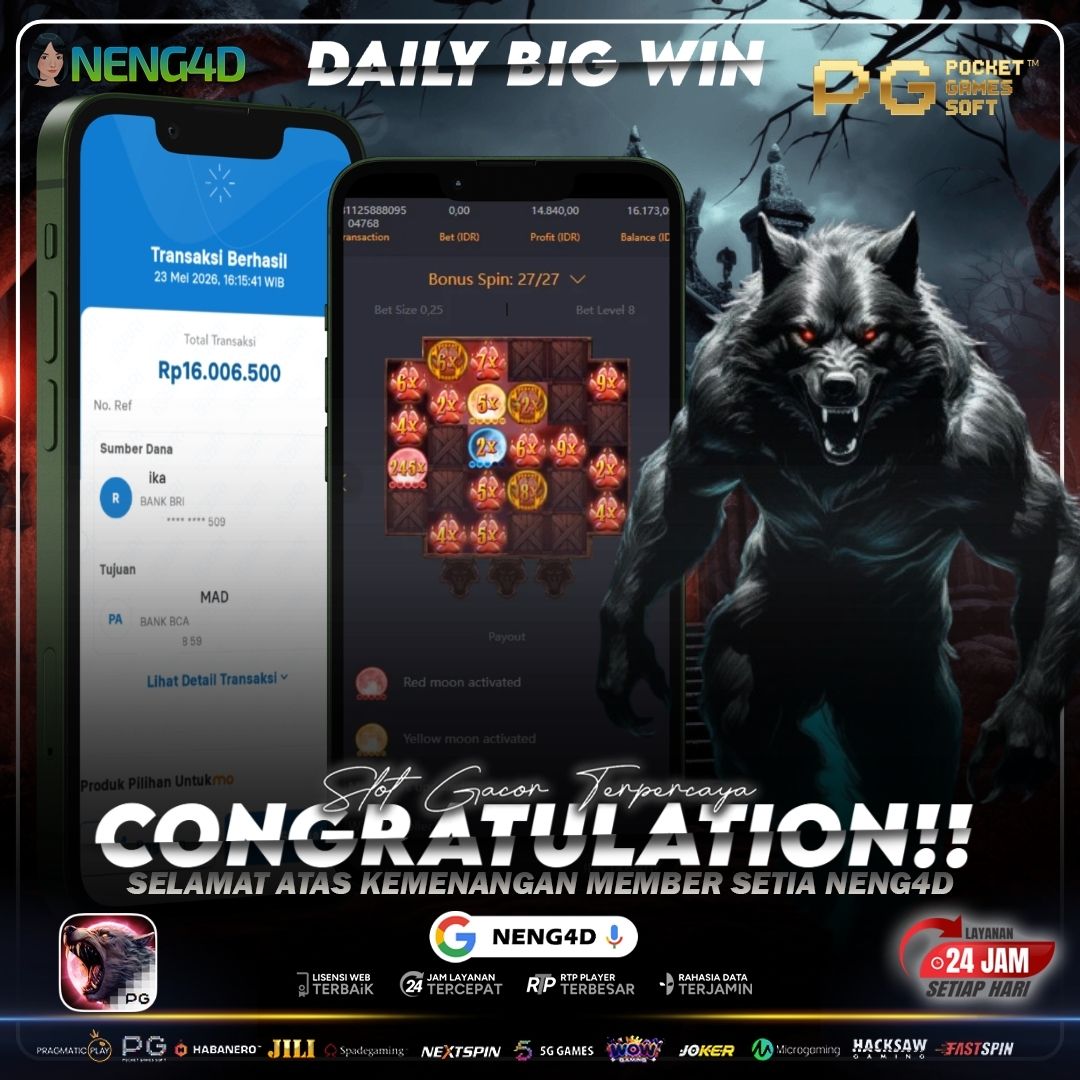 WEREWOLF'S HUNT JACKPOT 16 JUTA