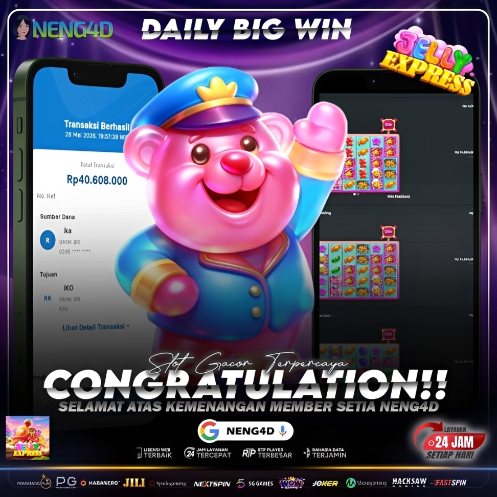 JELLY EXPRESS JACKPOT 40 JUTA
