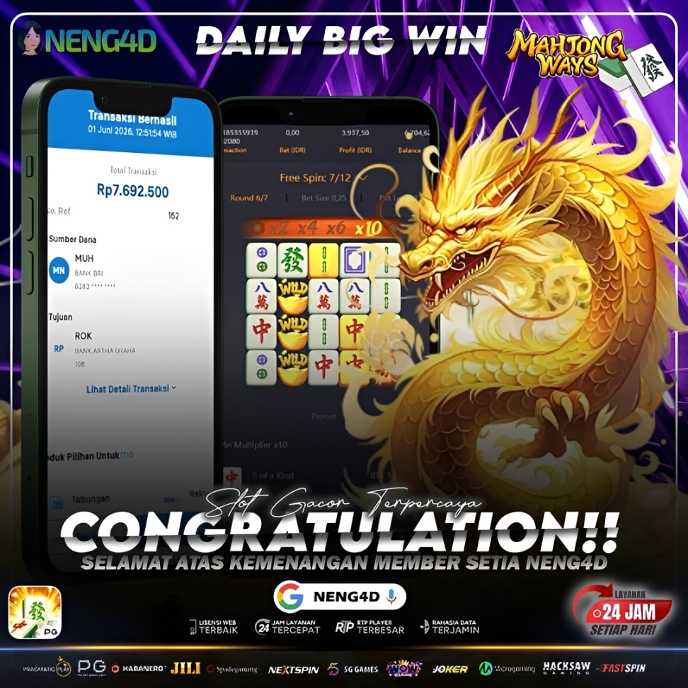 MAHJONG WAYS JACPOT 7 JUTA