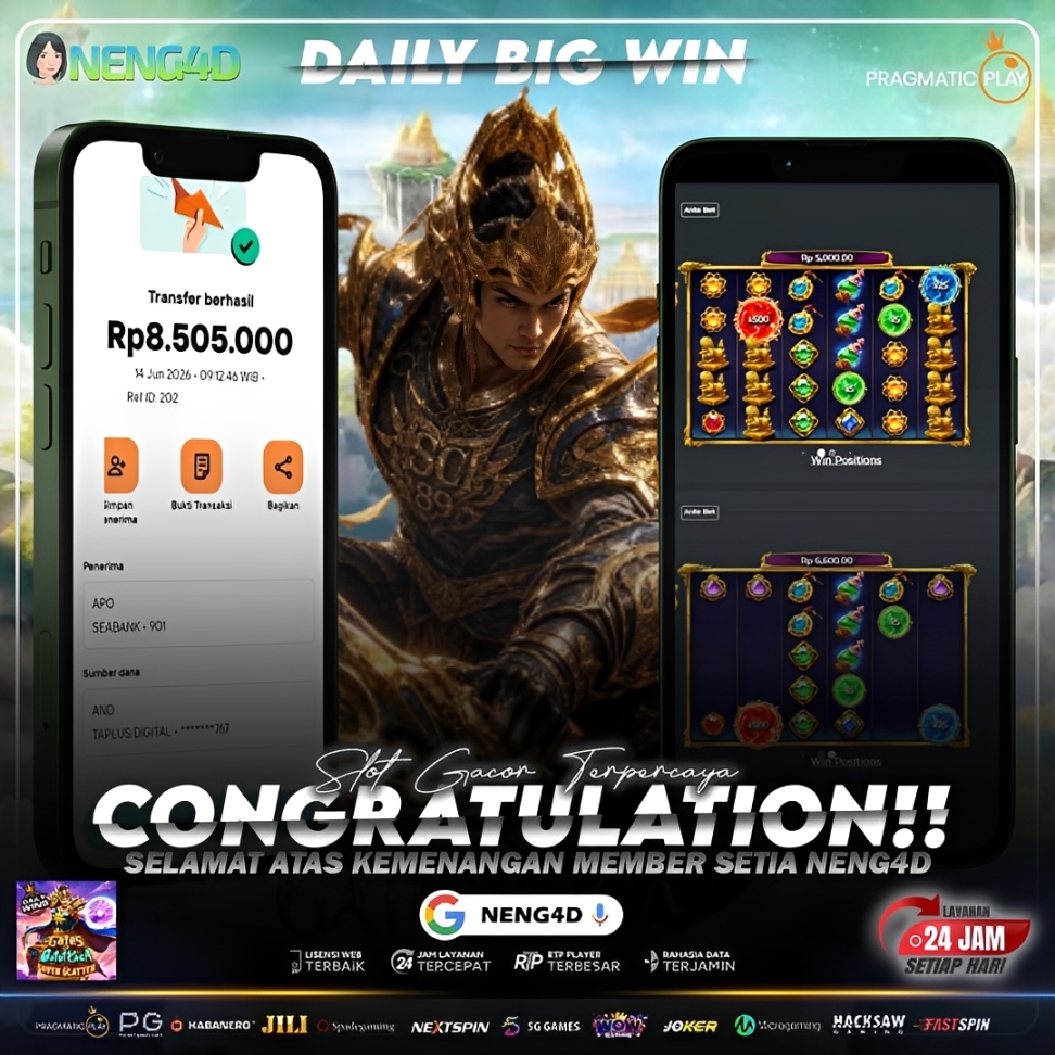 JACKPOT 8 JUTA GATES OF GATOT KACA