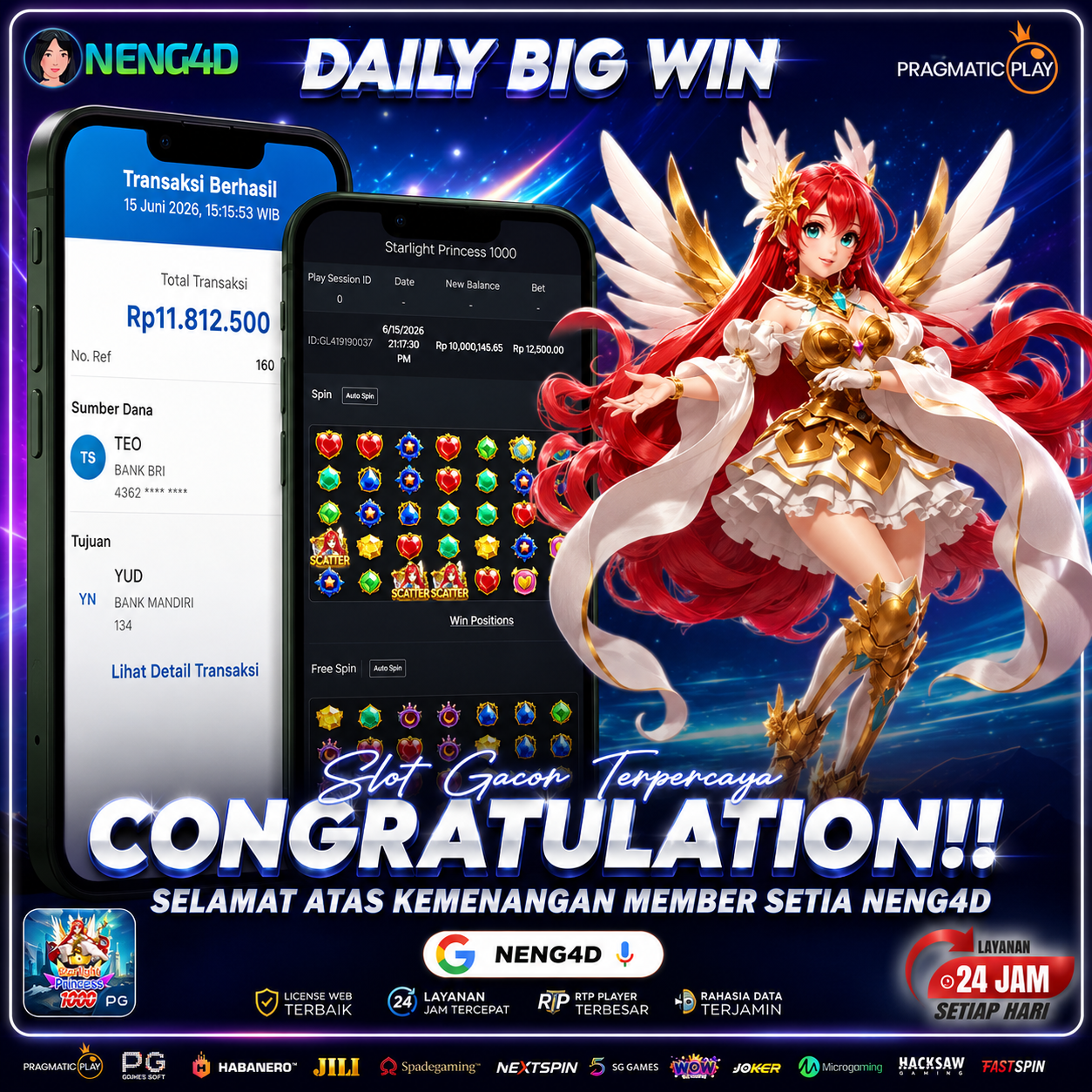 JACKPOT STARLIGHT PRINCESS 11 JUTA PRAGMATIC PLAY