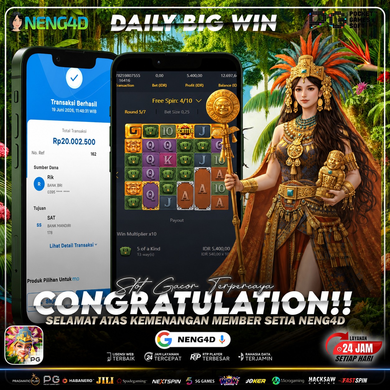 MENANG 20 JUTA TREASURE OF AZTEC PGSOFT