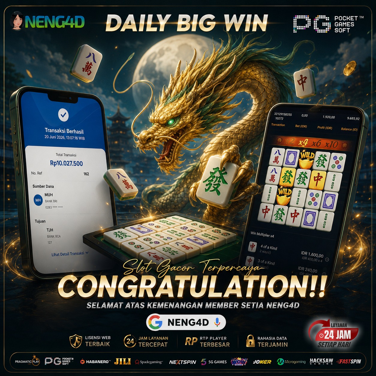 JACKPOT 10 JUTA DI MAHJONG WAYS
