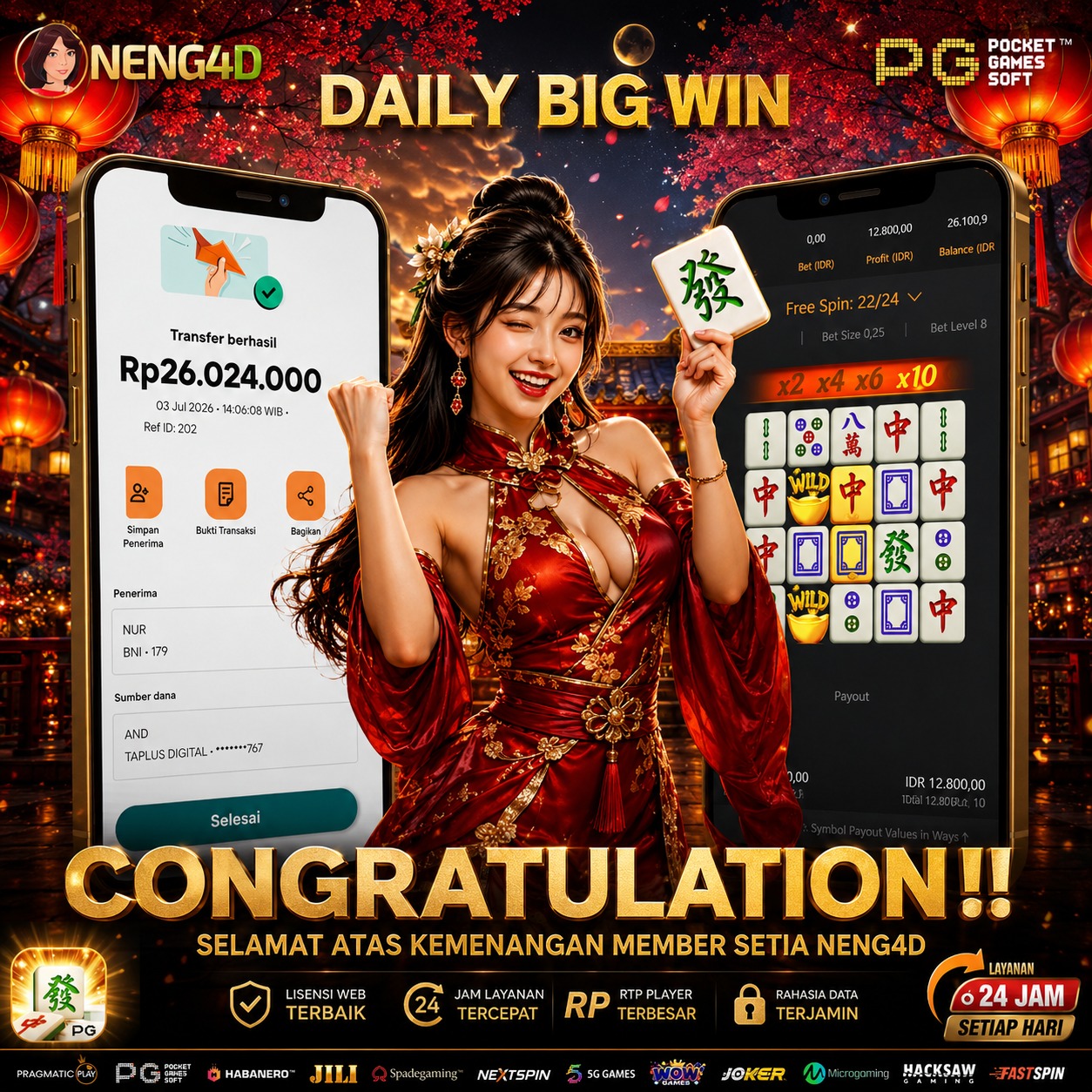 JACKPOT 26 JUTA MAHJONG WAYS PGSOFT