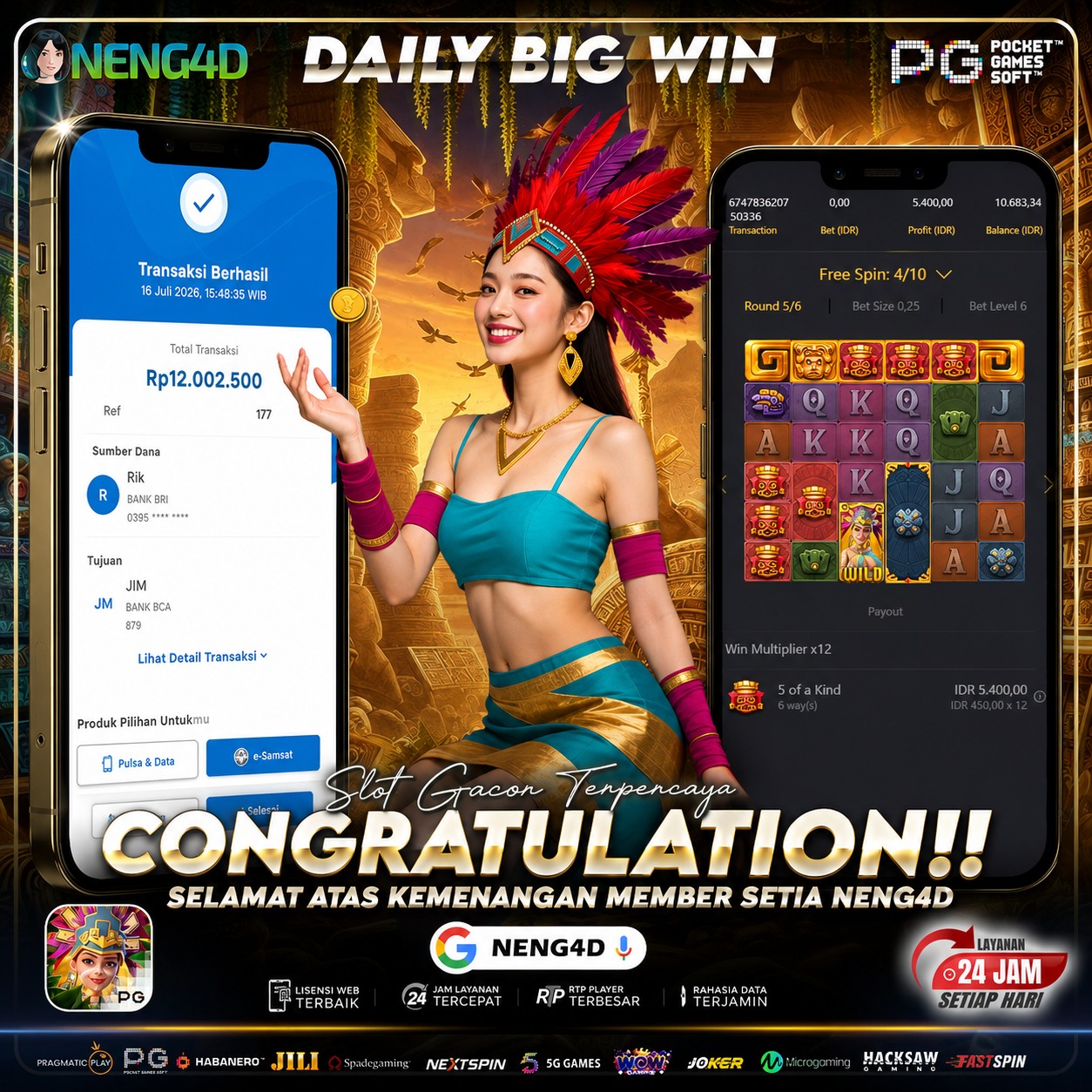 JACKPOT 12 JUTA DI TREASURE OF AZTEC PGSOFT