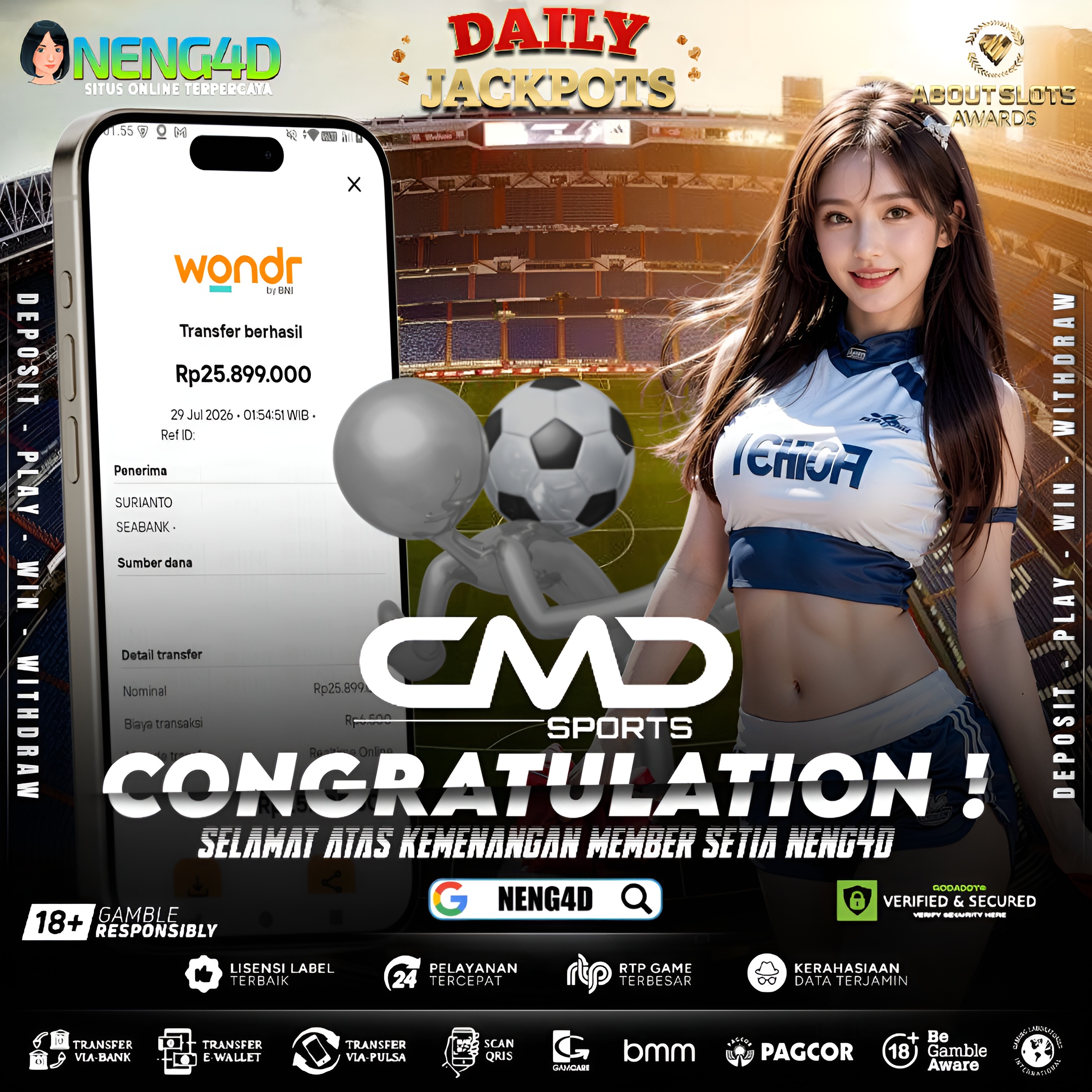 MENANG 25JT MAIN DI CMD SPORTSBOOK