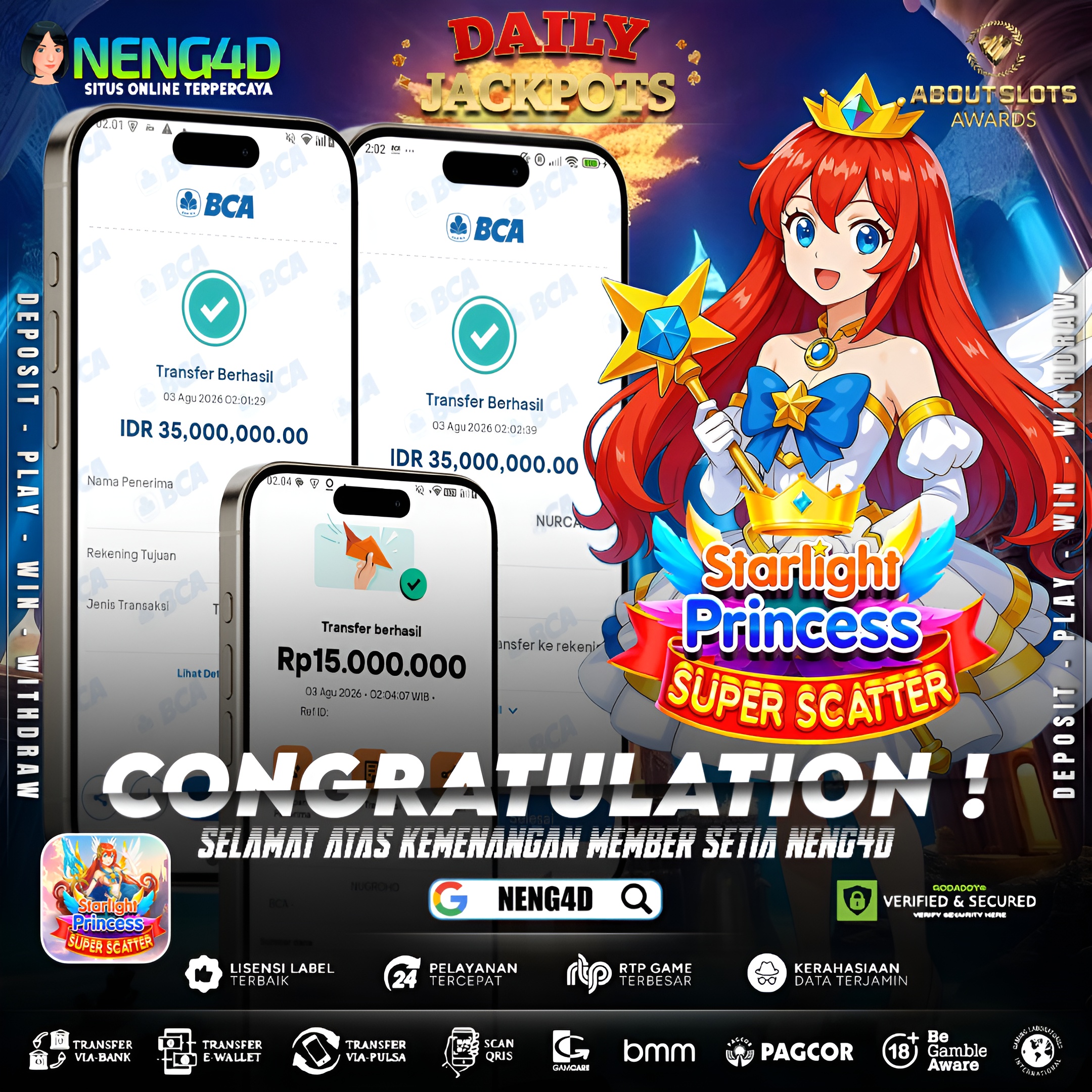 MENANG 85JT MAIN DI STARLIGHT PRINCESS SUPER SCATTER PRAGMATIC PLAY