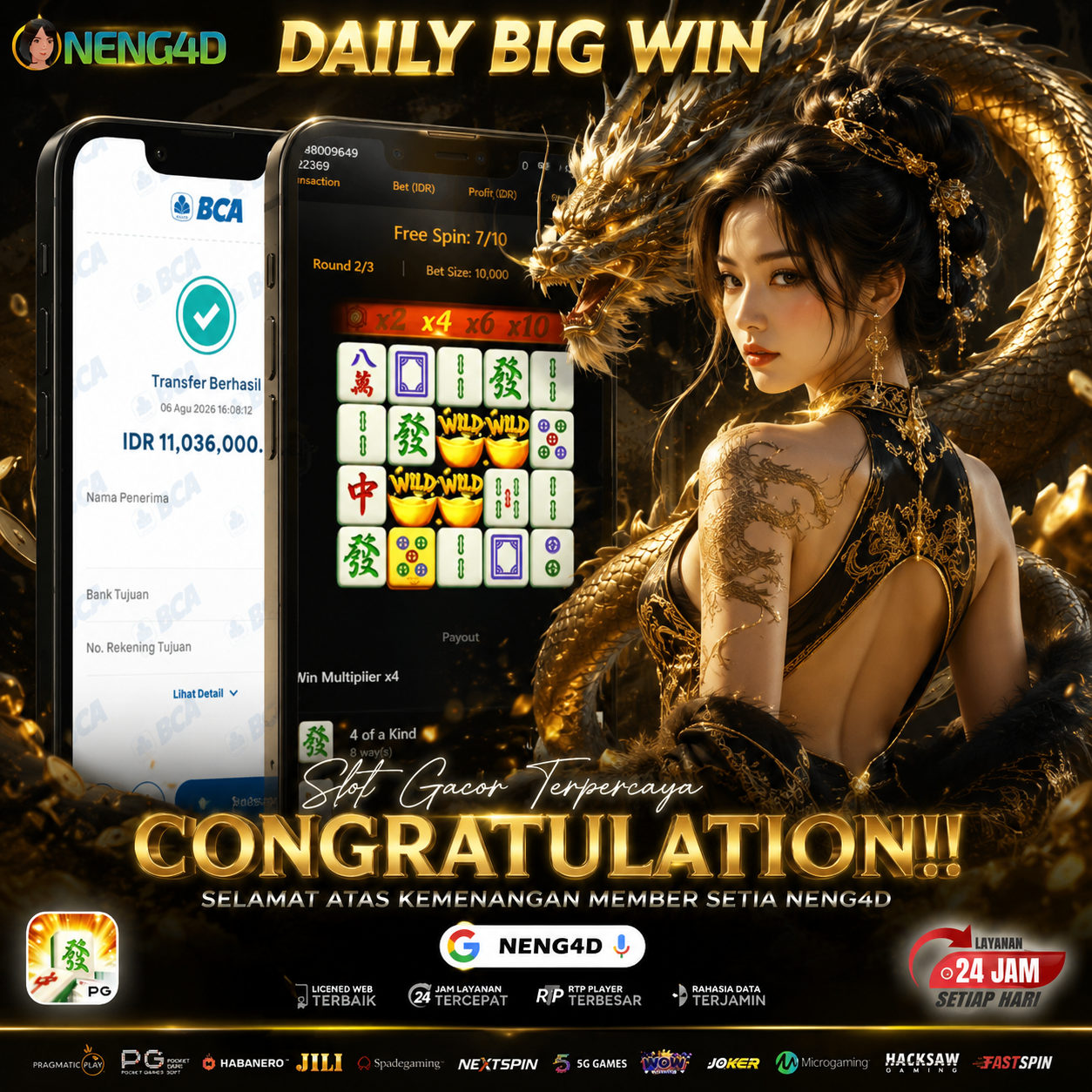 JACKPOT 11 JUTA MAHJONG WAYS PGSOFT