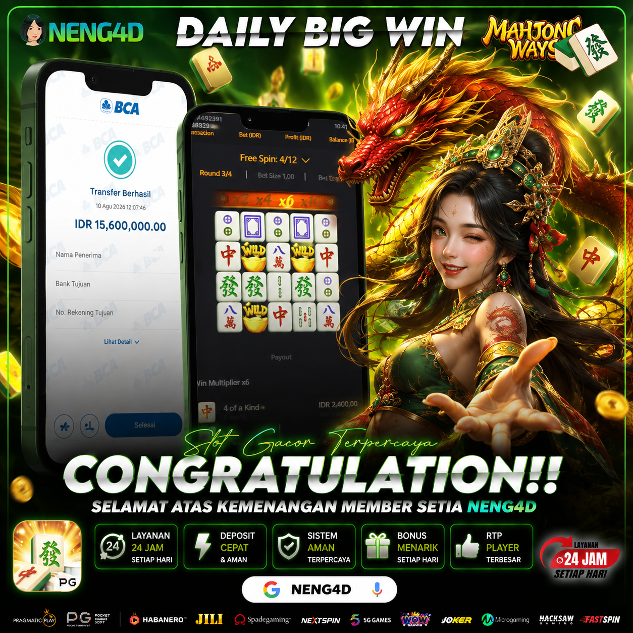 JACKPOT 15 JUTA DI MAHJONG WAYS PGSOFT
