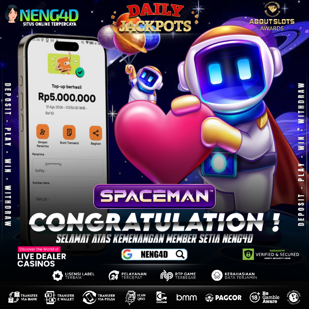 MENANG 10JT MAIN DI LIVE GAMES SPACEMAN PRAGMATIC PLAY