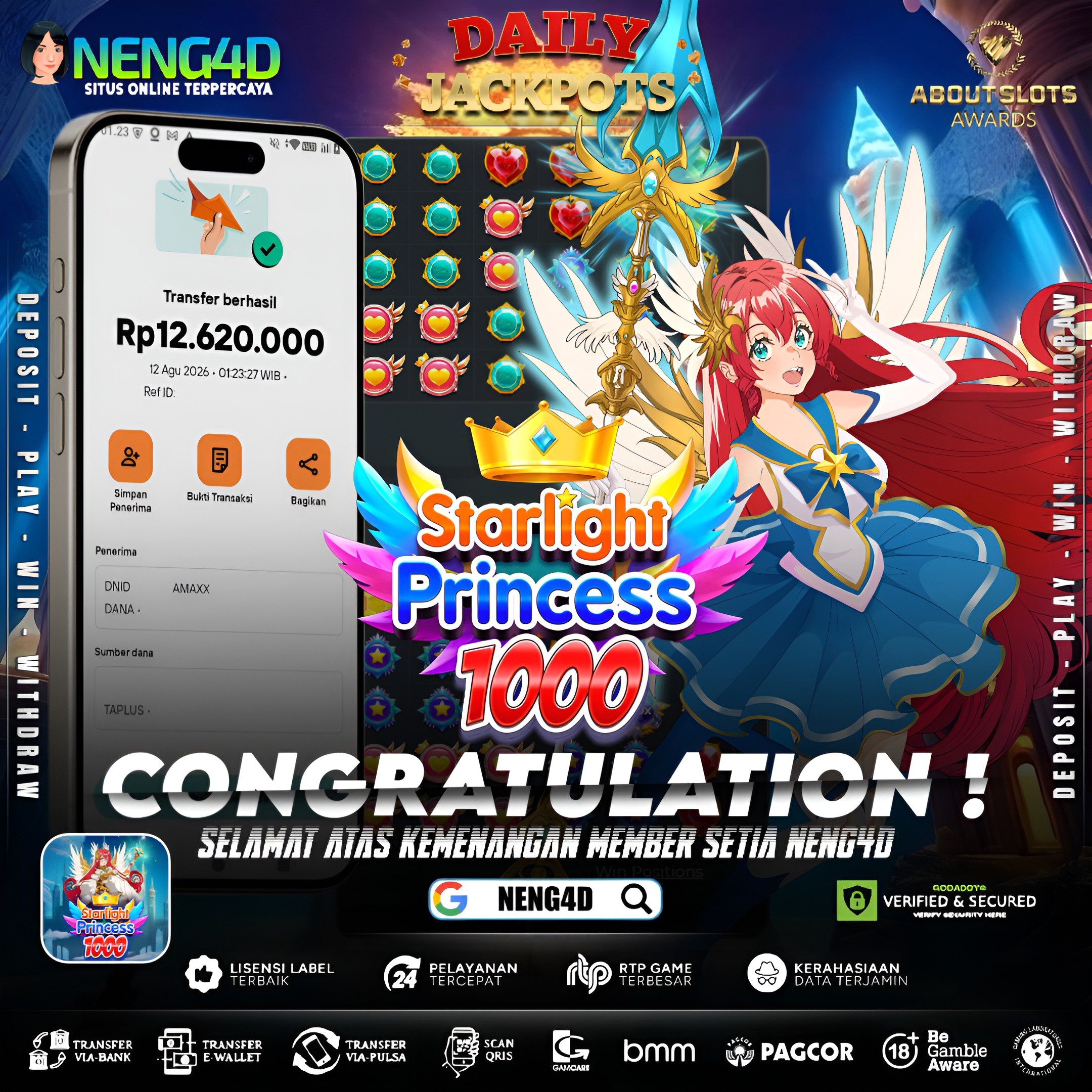 STARLIGHT PRINCESS 1000 TEMBUS 12JT
