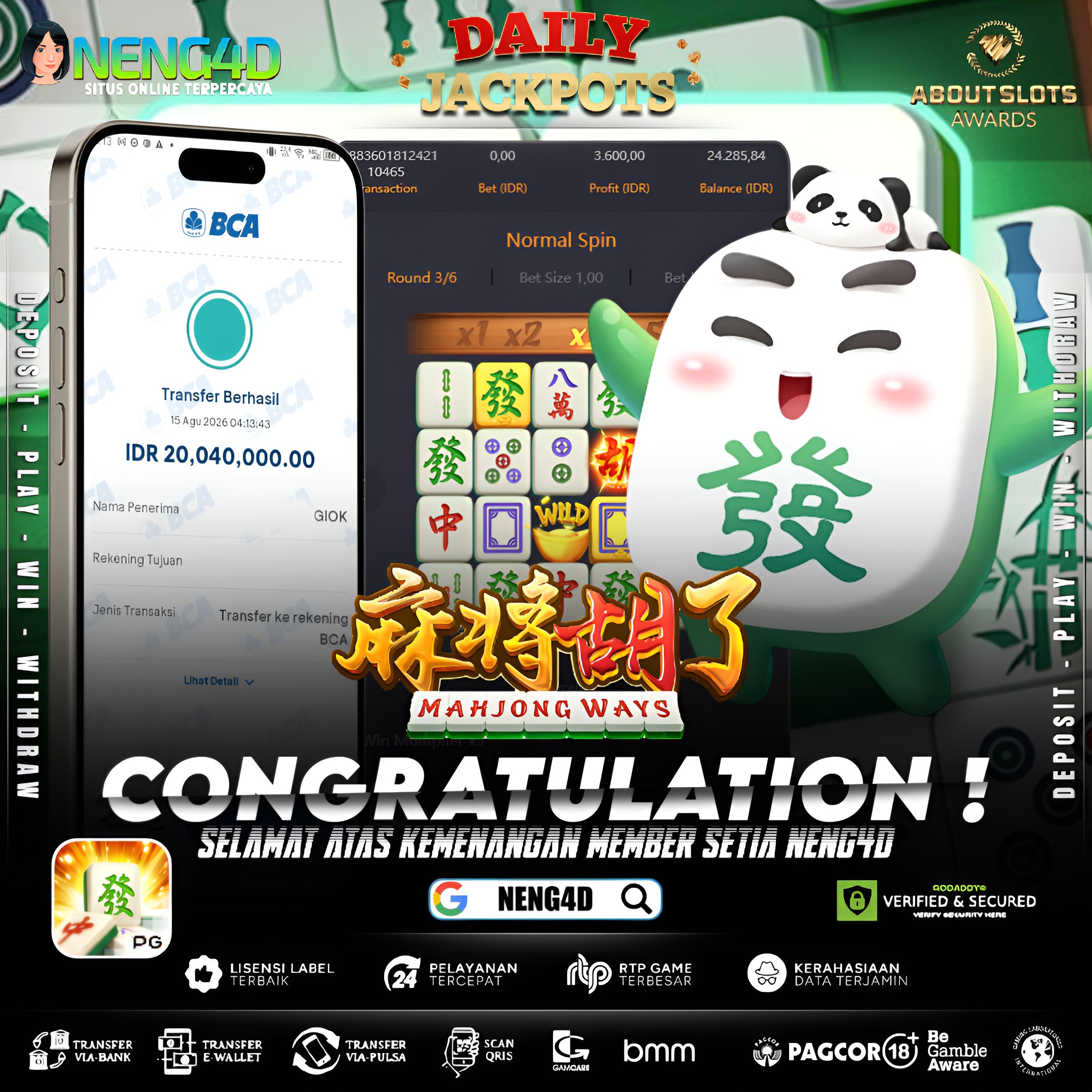 MAHJONG WAYS 20JT