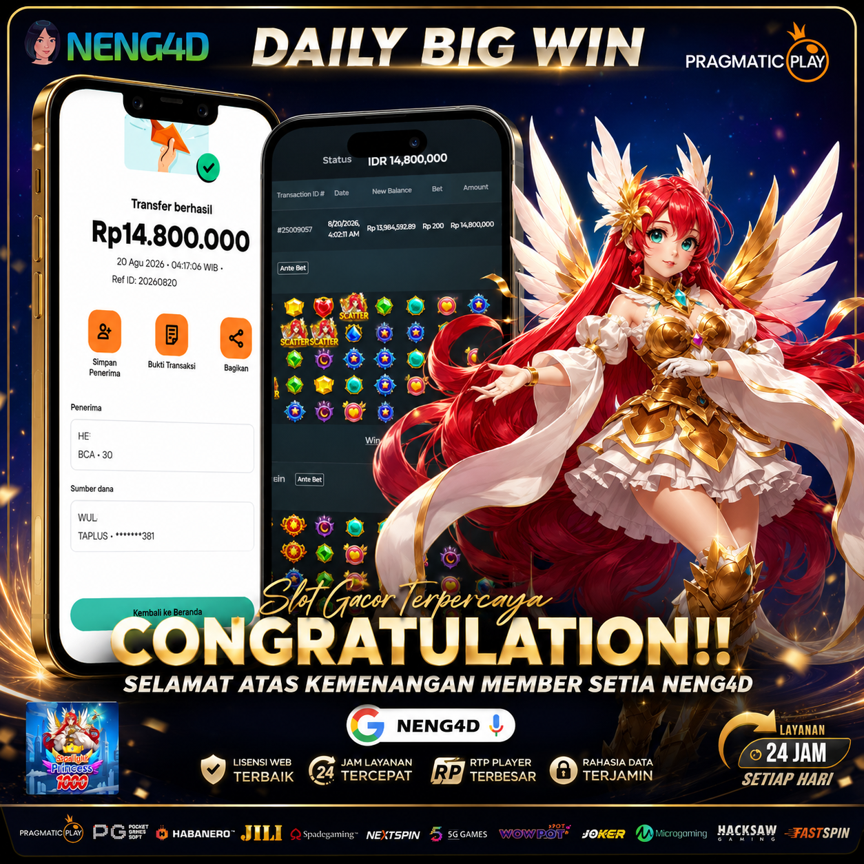 KEMENANGAN GEMILANG! STARLIGHT PRINCESS 1000 TEMBUS 14 JUTA BERSAMA NENG4D