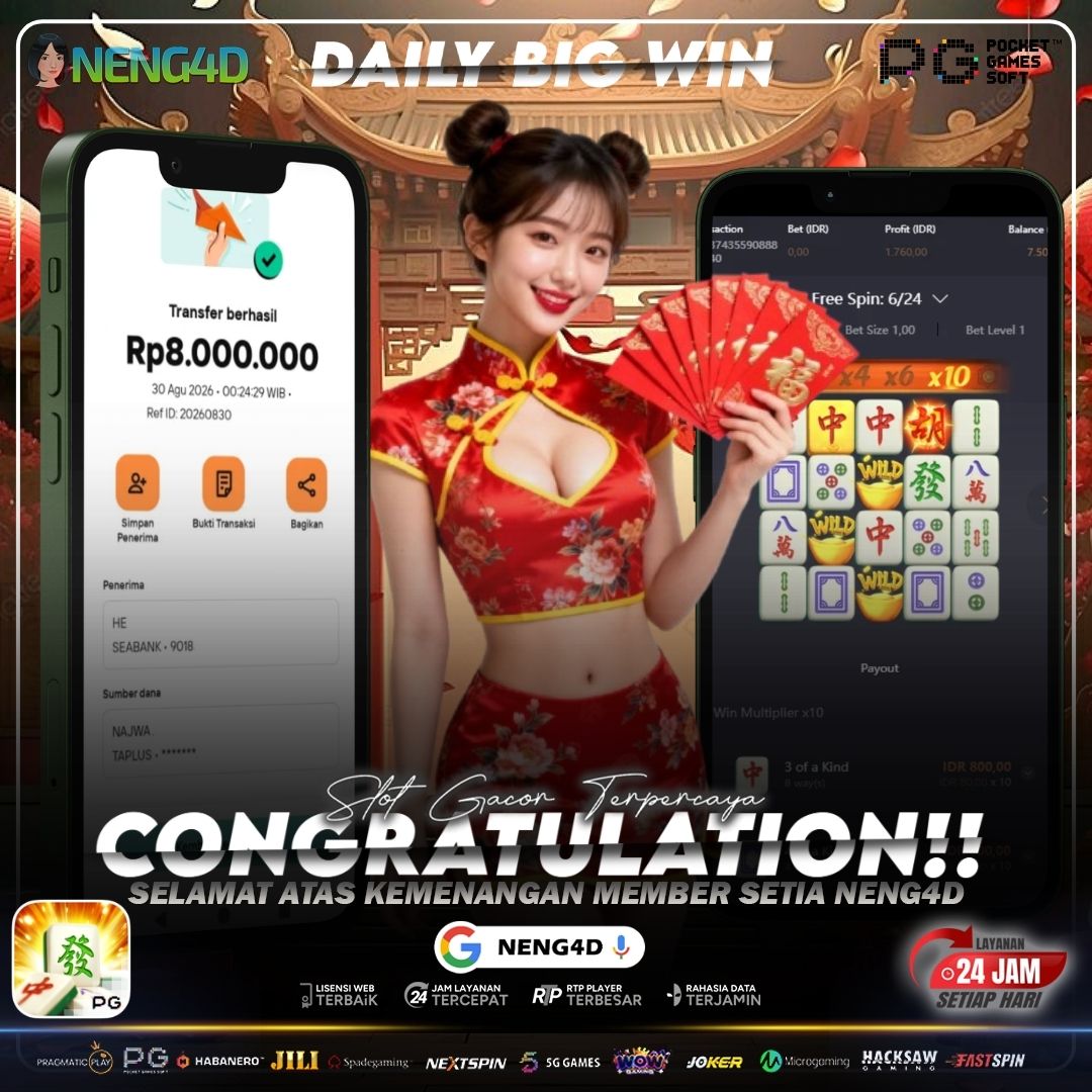 MAHJONG WAYS CATAT HASIL 8 JUTA BERSAMA NENG4D