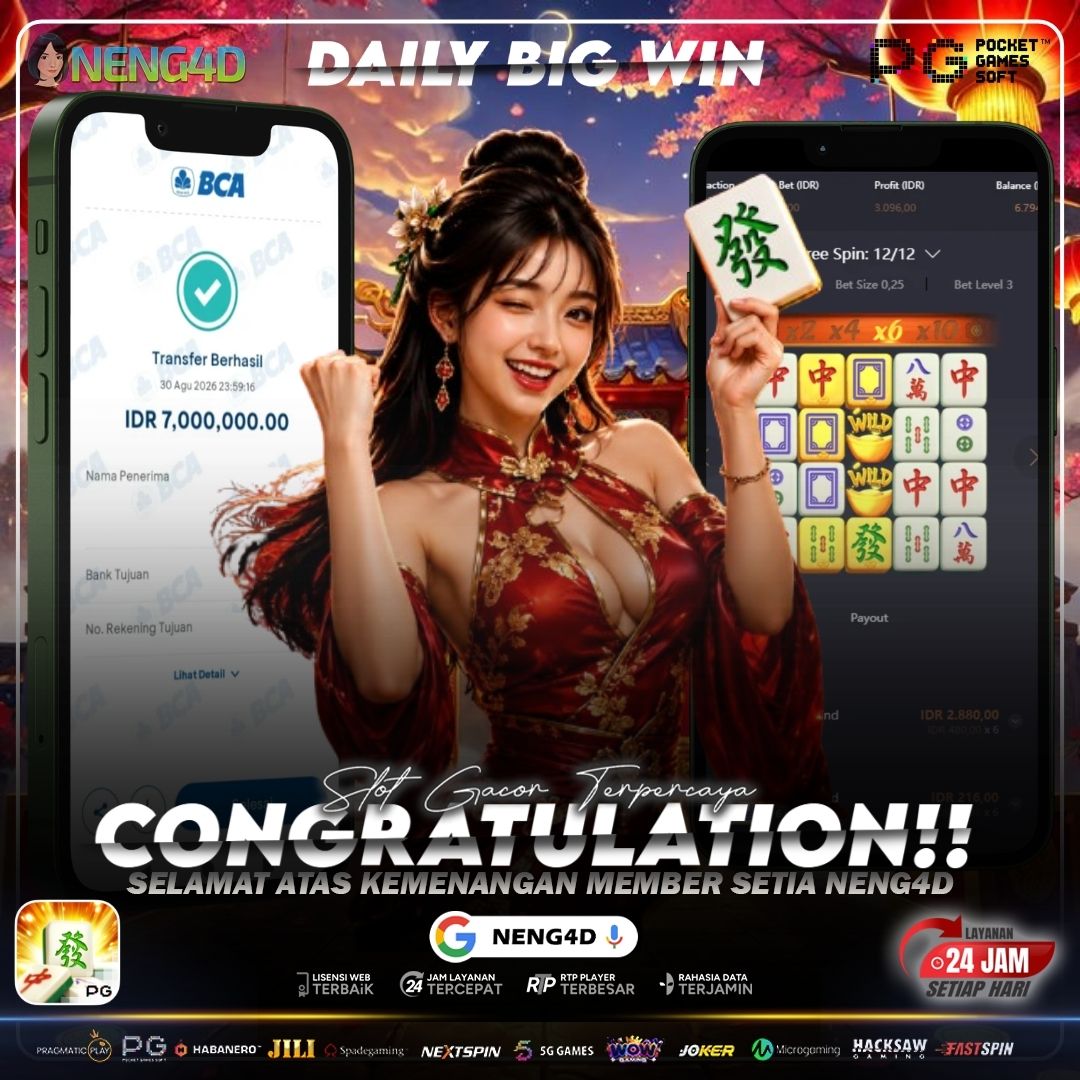 MAHJONG WAYS CATAT HASIL 7 JUTA BERSAMA NENG4D