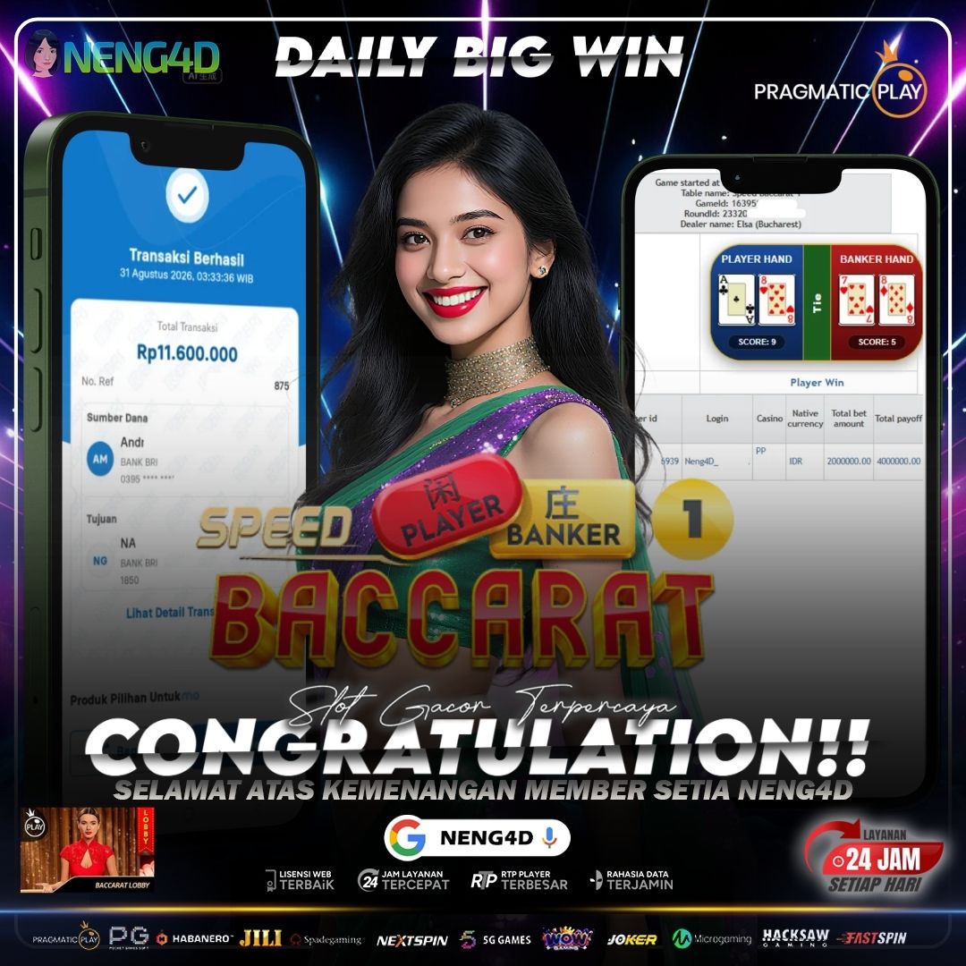 SPEED BACCARAT 1 CATAT BUAHKAN HASIL 11 JUTA DI NENG4D