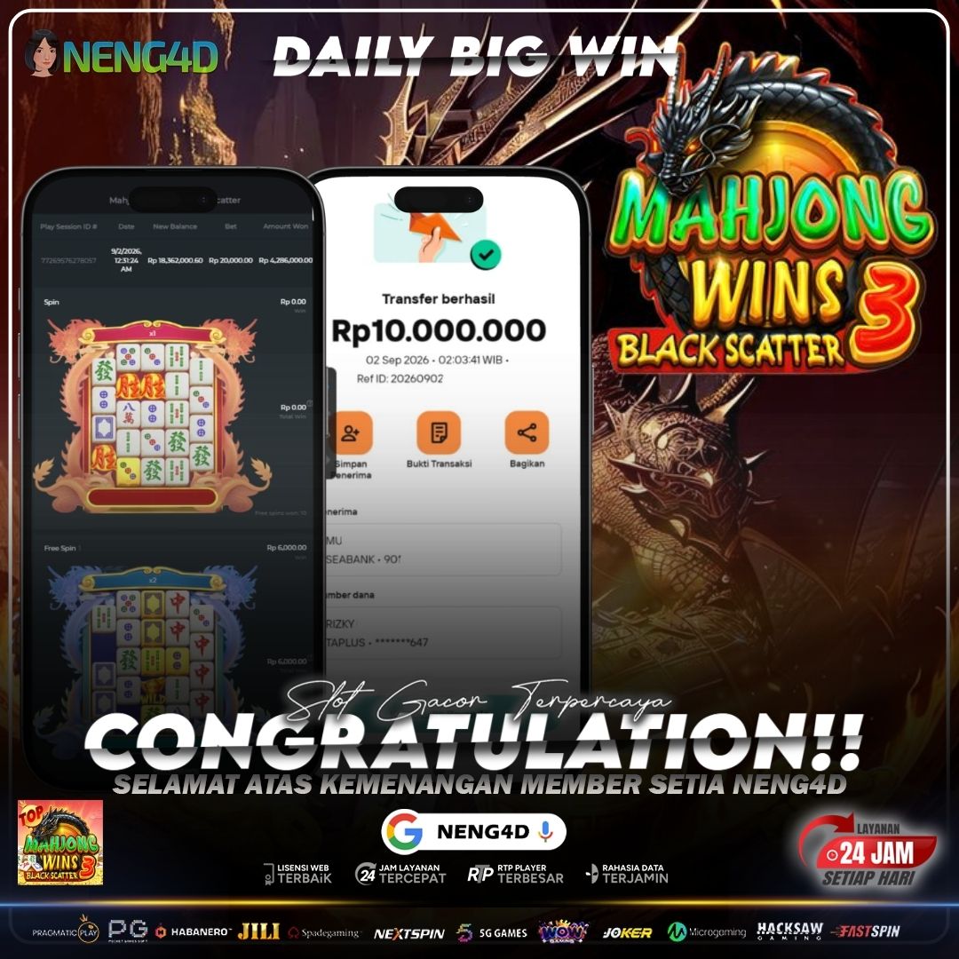 BLACK SCATTER PRAGMATIC CATAT HASIL 10 JUTA BERSAMA NENG4D