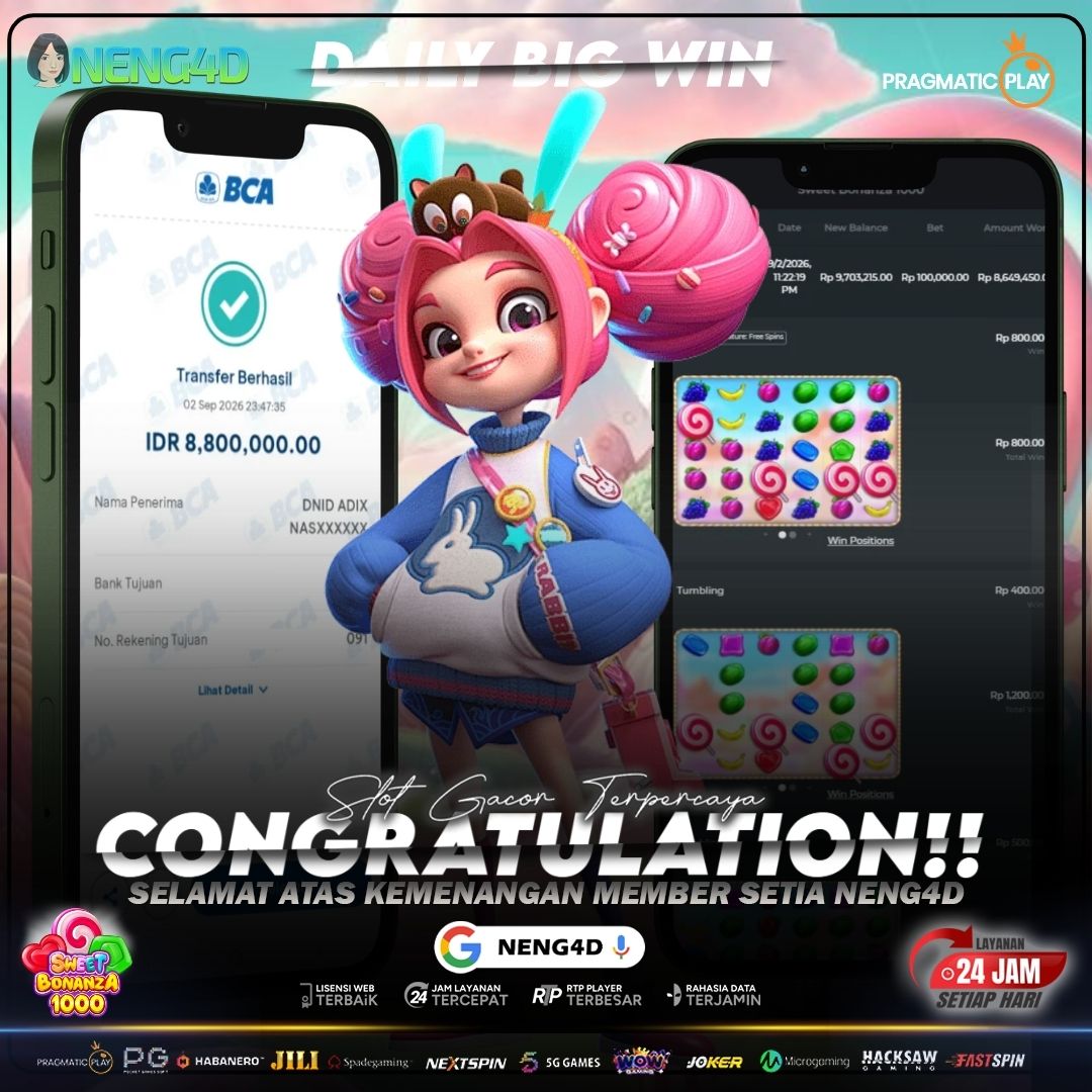 HASIL MANIS! SWEET BONANZA 1000 BERHASIL MENCATAT 8 JUTA
