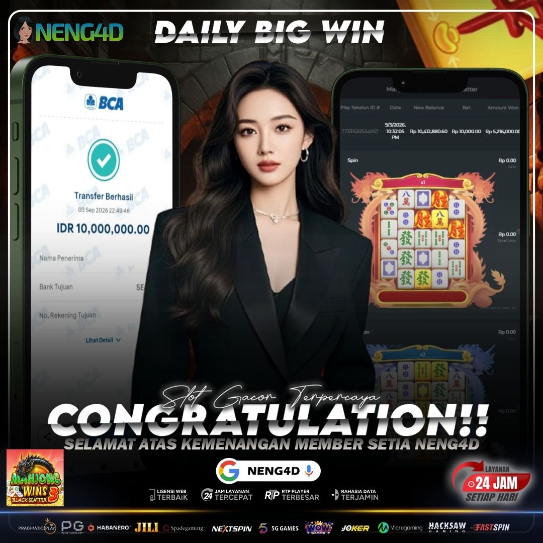 MAHJONG WINS 3 – BLACK SCATTER CATAT HASIL 10 JUTA BERSAMA NENG4D