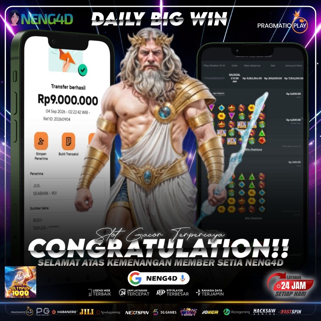 FANTASTIS!, OLYMPUS 1000 CATAT HASIL 9 JUTA BERSAMA NENG4D