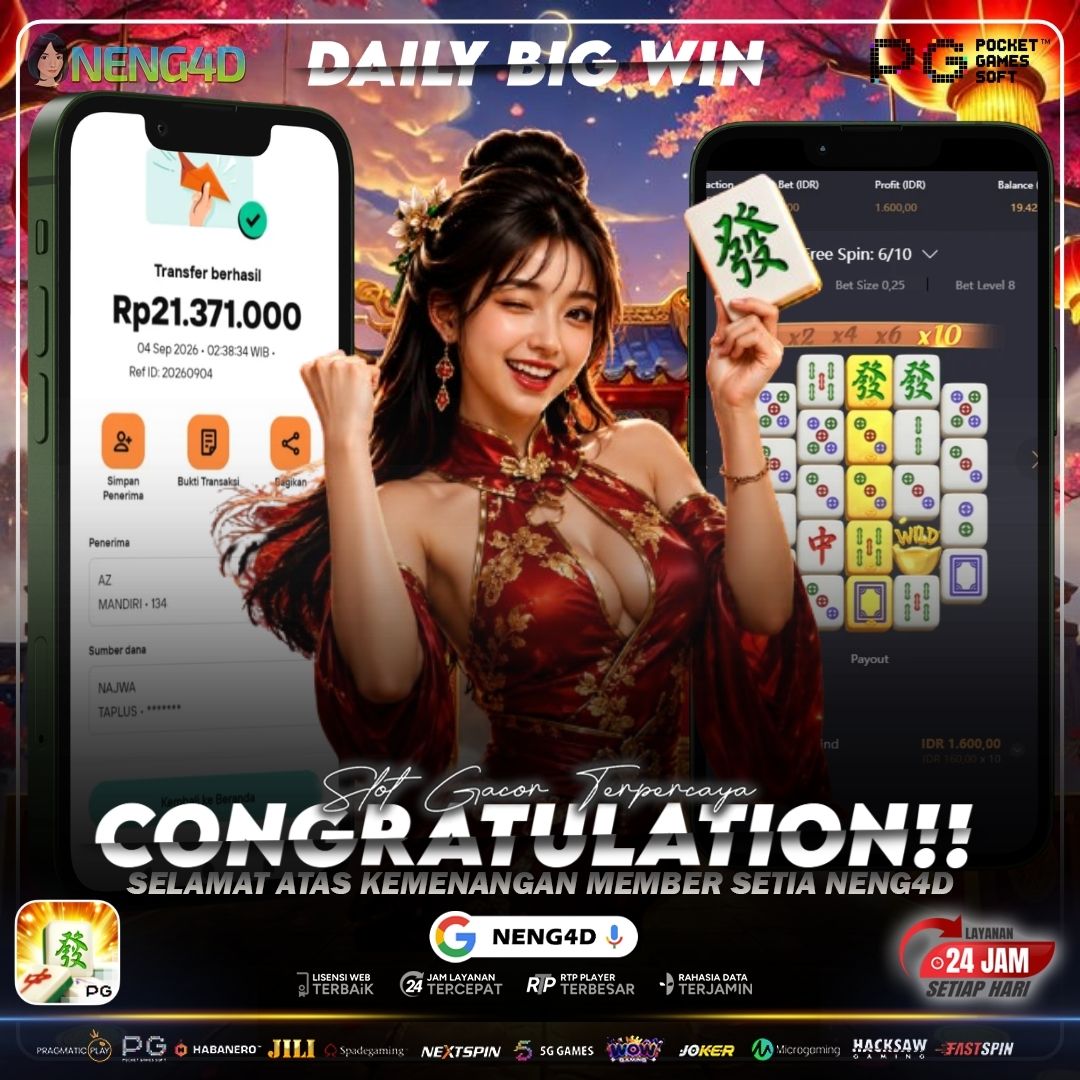MENAKJUBKAN!, MAHJONG WAYS 1 CATAT HASIL 21 JUTA BERSAMA NENG4D