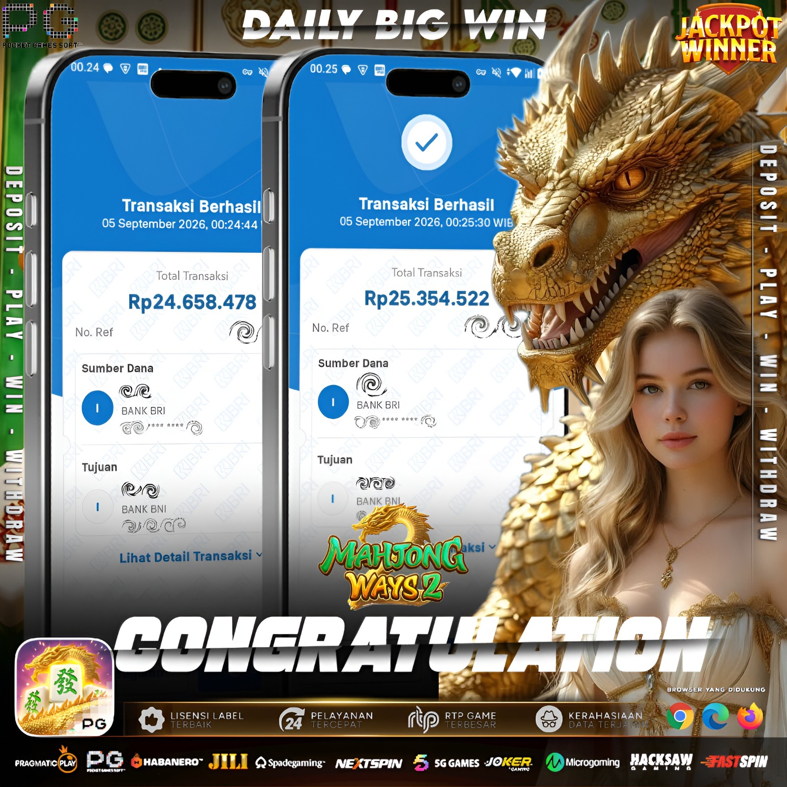 🐉 NAGA EMAS BAGI-BAGI REZEKI! TEMBUS 50.013.000 ! 🐉