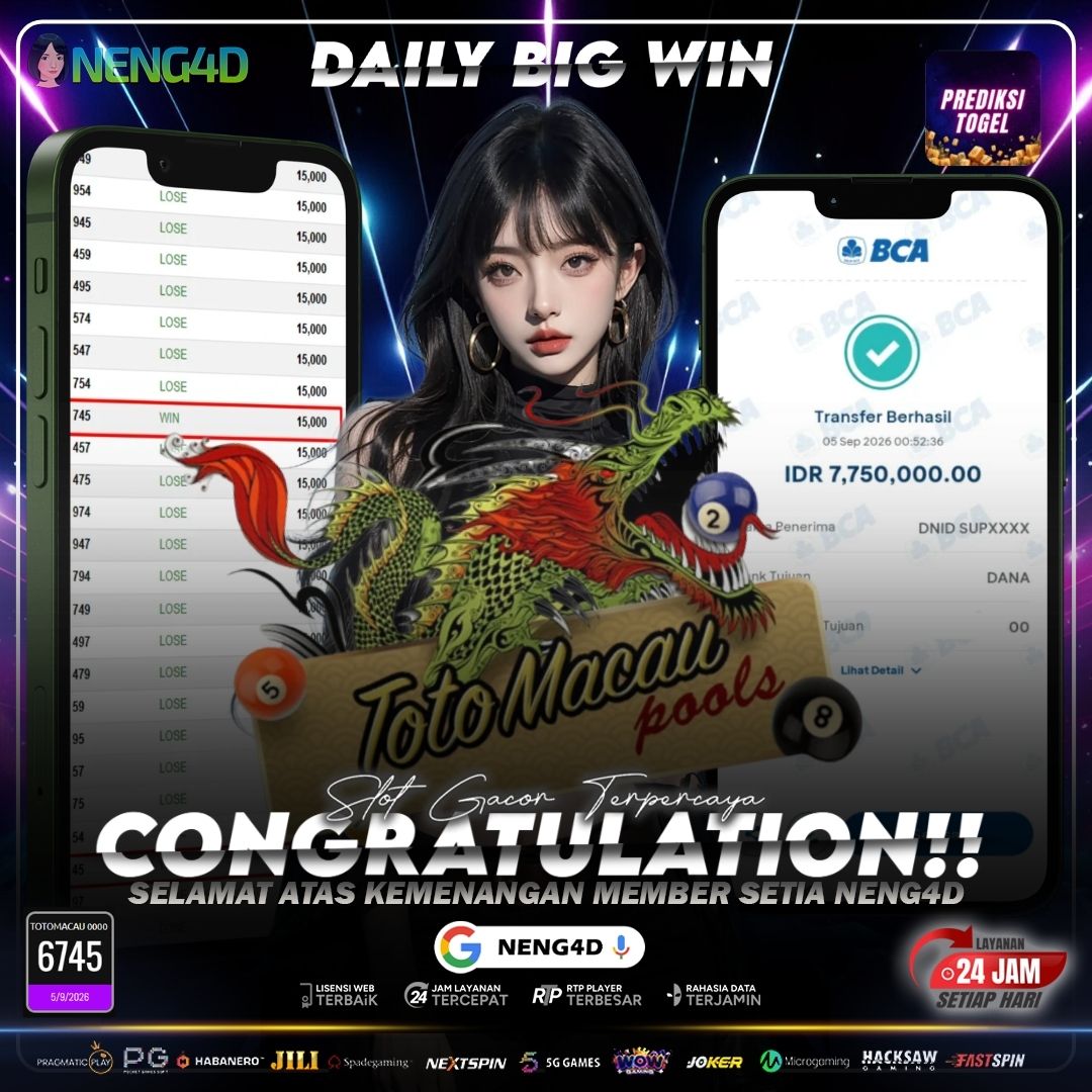 CATATAN ISTIMEWA: TOTO MACAU 0000 RAIH HASIL 7 JUTA