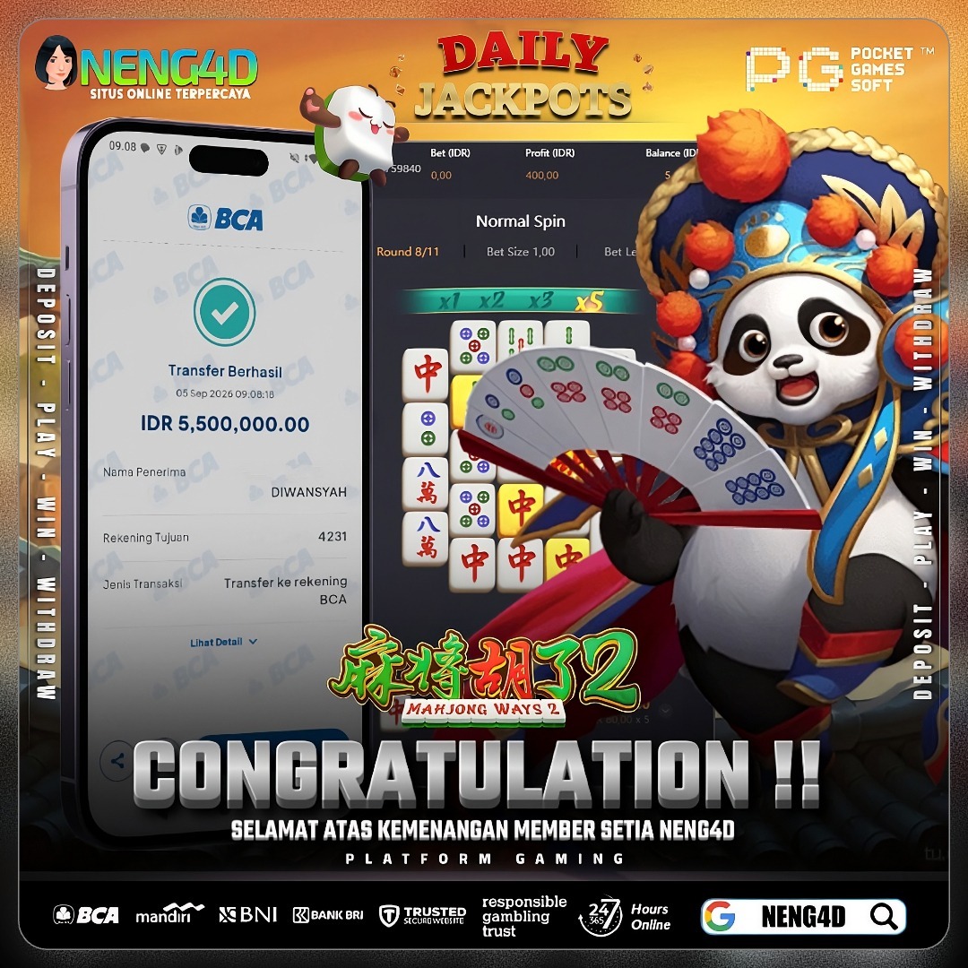 MENANG 5JT MAIN DI MAHJONG WAYS 2 PG SOFT