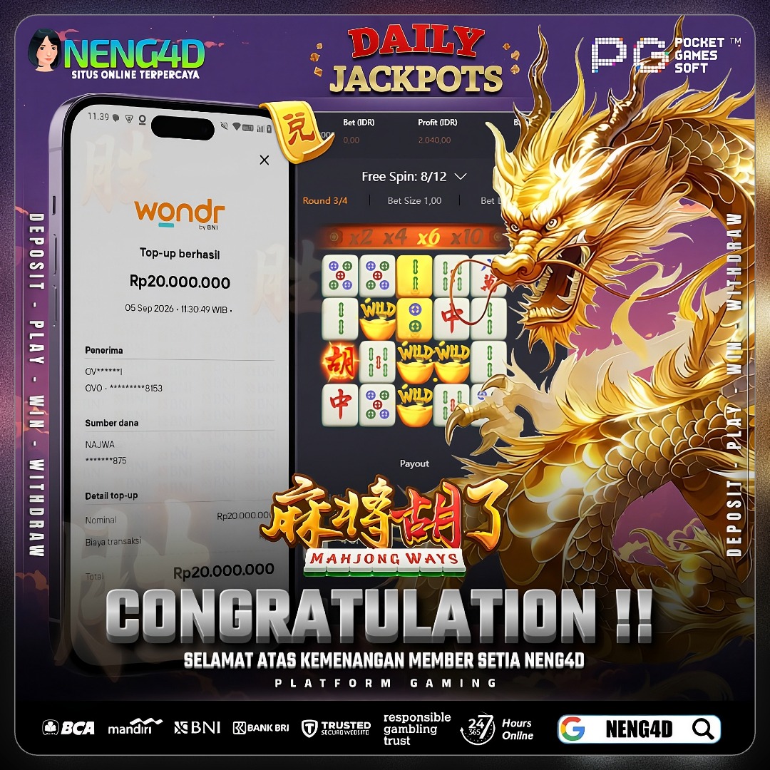 MAHJONG WAYS MENANG 20JT