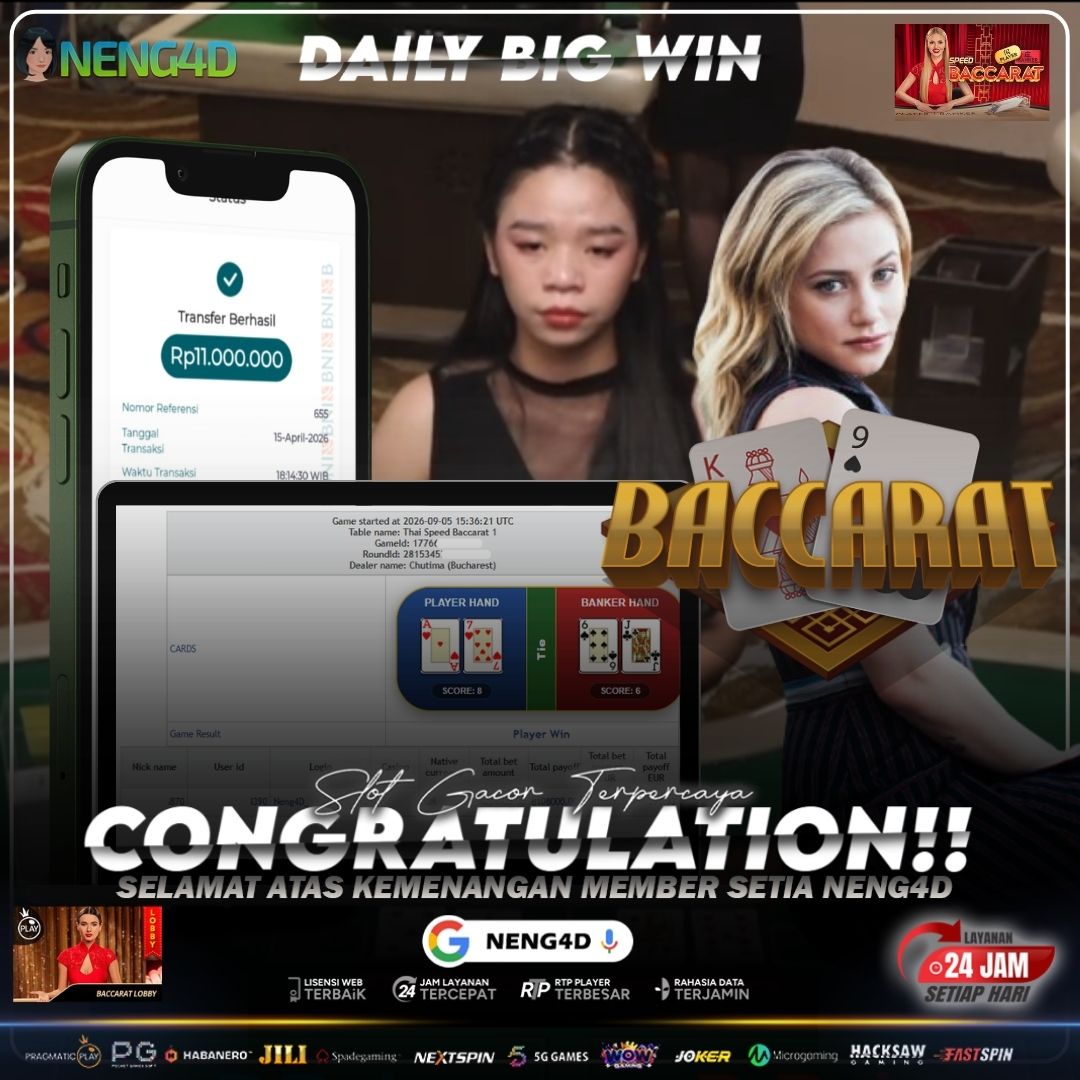 MOMEN SPESIAL! SPEED BACCARAT PRAGMATIC CATAT HASIL 9 JUTA BERSAMA NENG4D