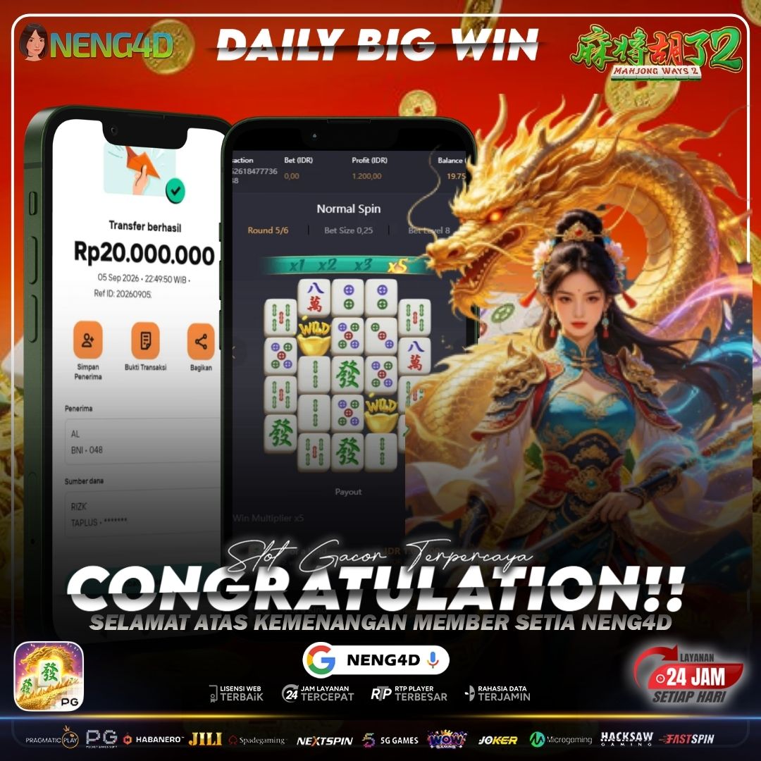 MOMEN GEMILANG! MAHJONG WAYS 2 CATAT HASIL 20 JUTA BERSAMA NENG4D